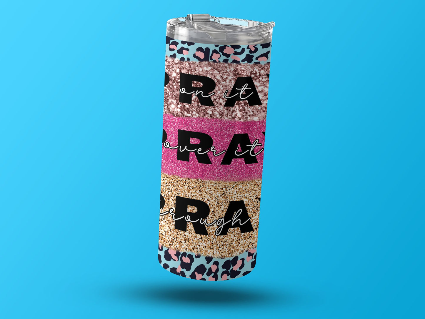 Inspirational Leopard Print Stainless Tumbler product