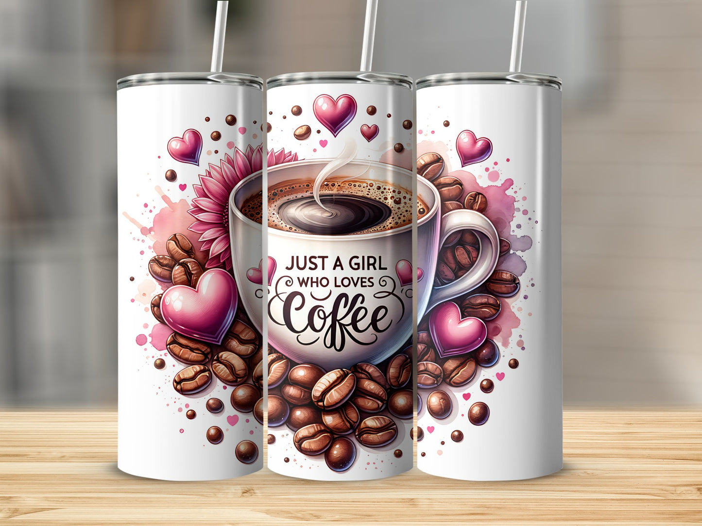 Just a Girl Who Loves Coffee Tumbler product