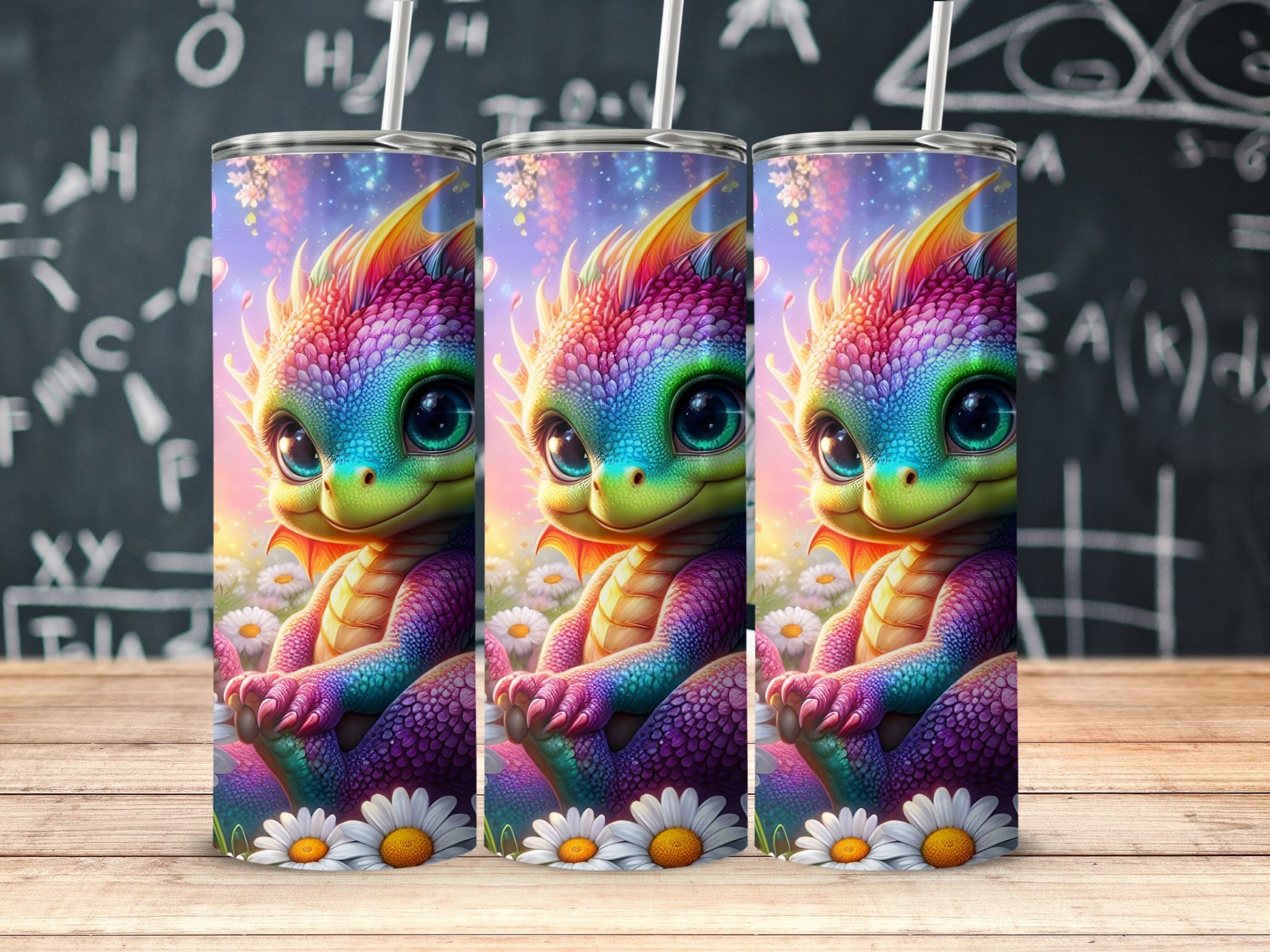 Colorful Fantasy Dragon Tumbler Beautiful Artwork product type