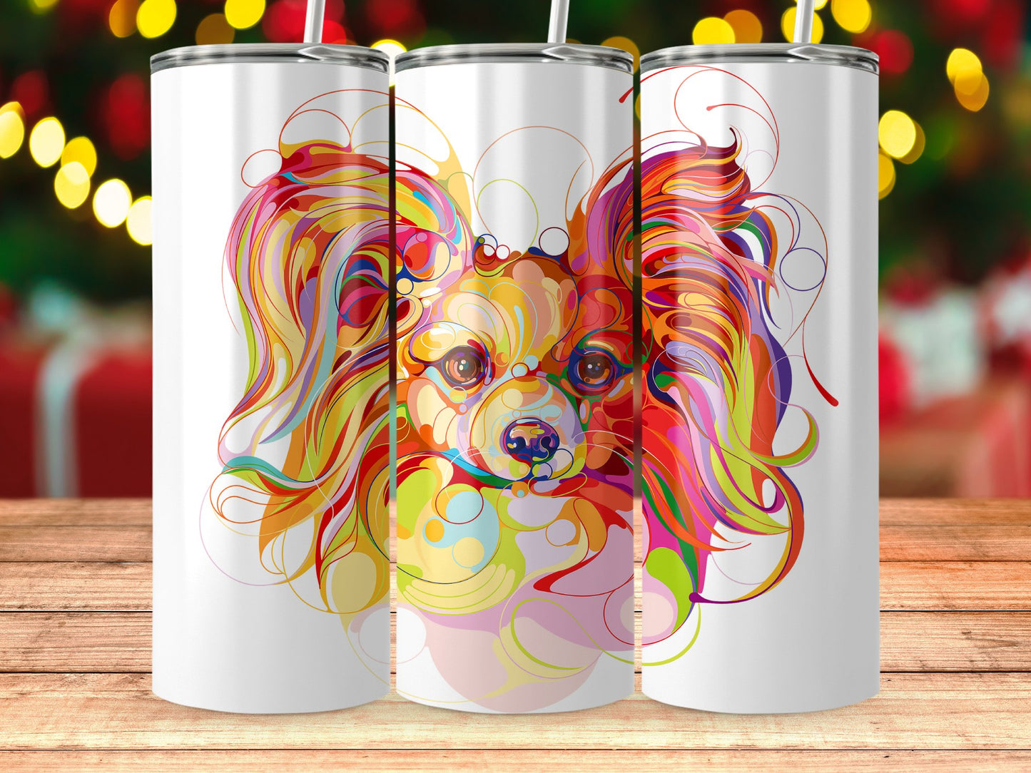 Colorful Canine Design Stainless Steel Tumbler product type