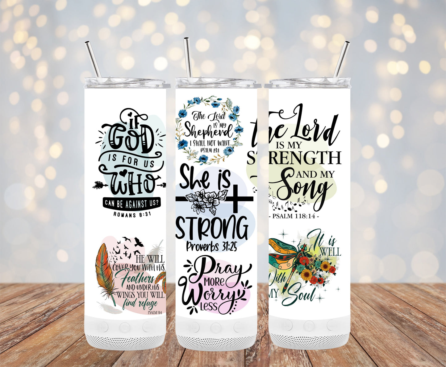 Christian Faith Inspired Drink Tumblers product