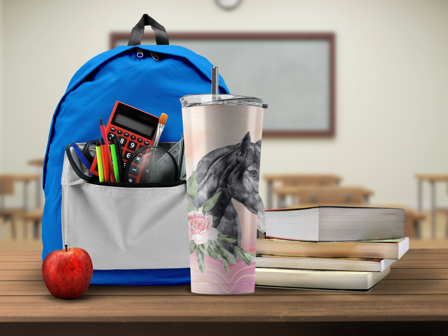Beautiful Horse Design Tumbler Classroom Essential product