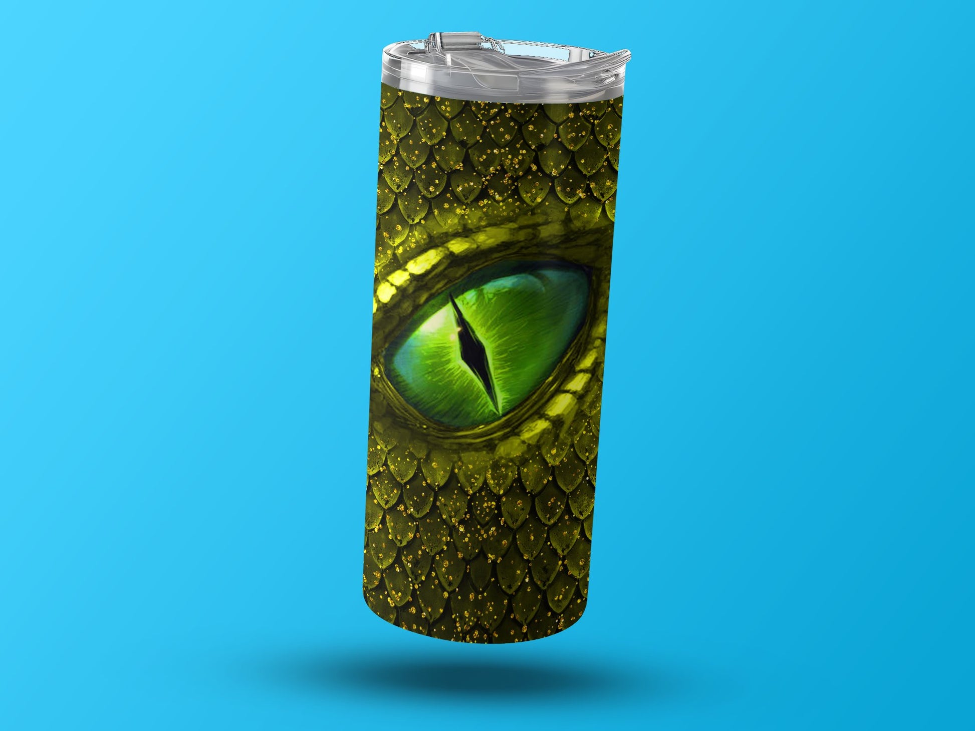Green Reptilian Eye Patterned Insulated Tumbler product
