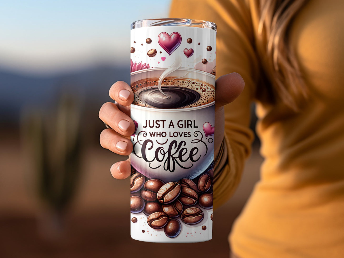 Just A Girl Who Loves Coffee Travel Mug product type