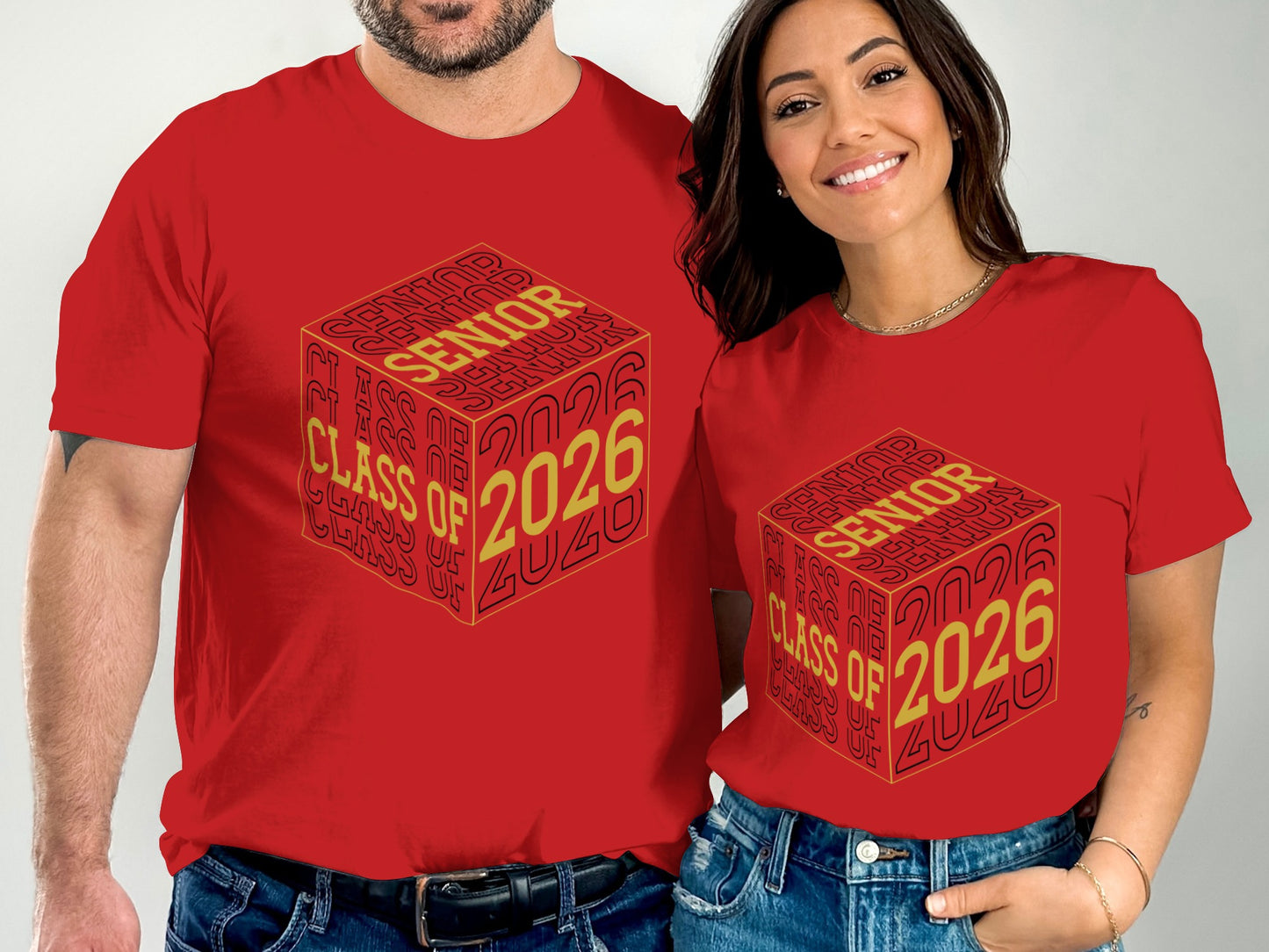 Senior Class of 2026 graphic red T-shirt product type