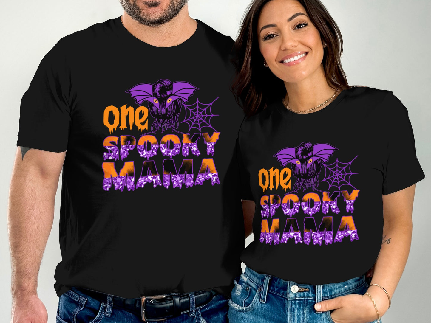 One Spooky Mama Halloween Graphic Tee Shirt product