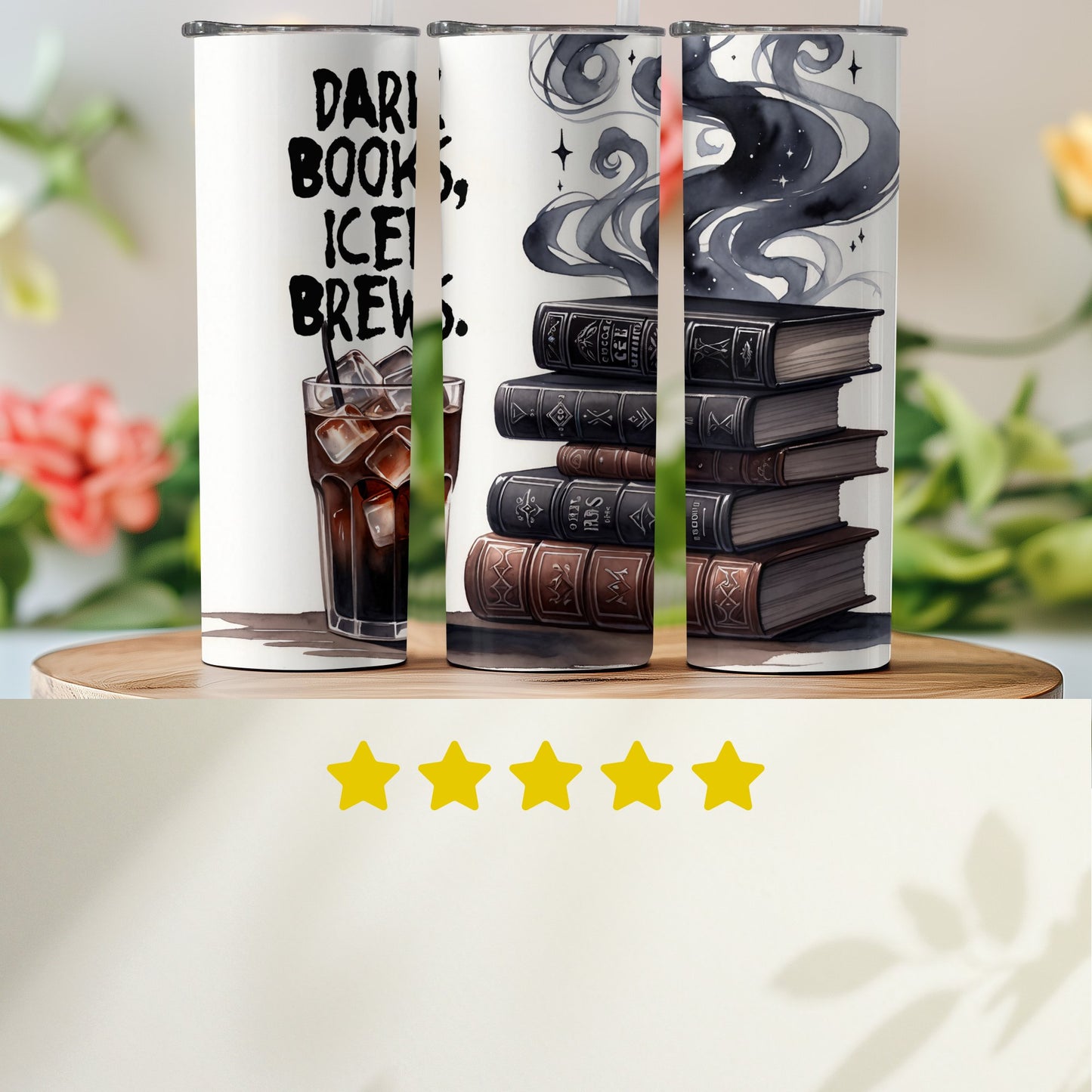 Dark Books Iced Brew Books and Coffee Drink product
