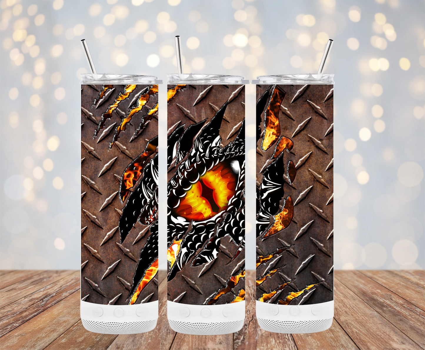 Fiery Dragon Claw Stainless Steel Tumbler product type