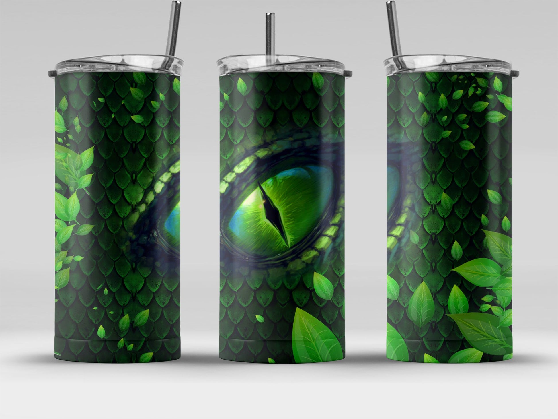 Dragon Scales and Eye Green Tumbler Product