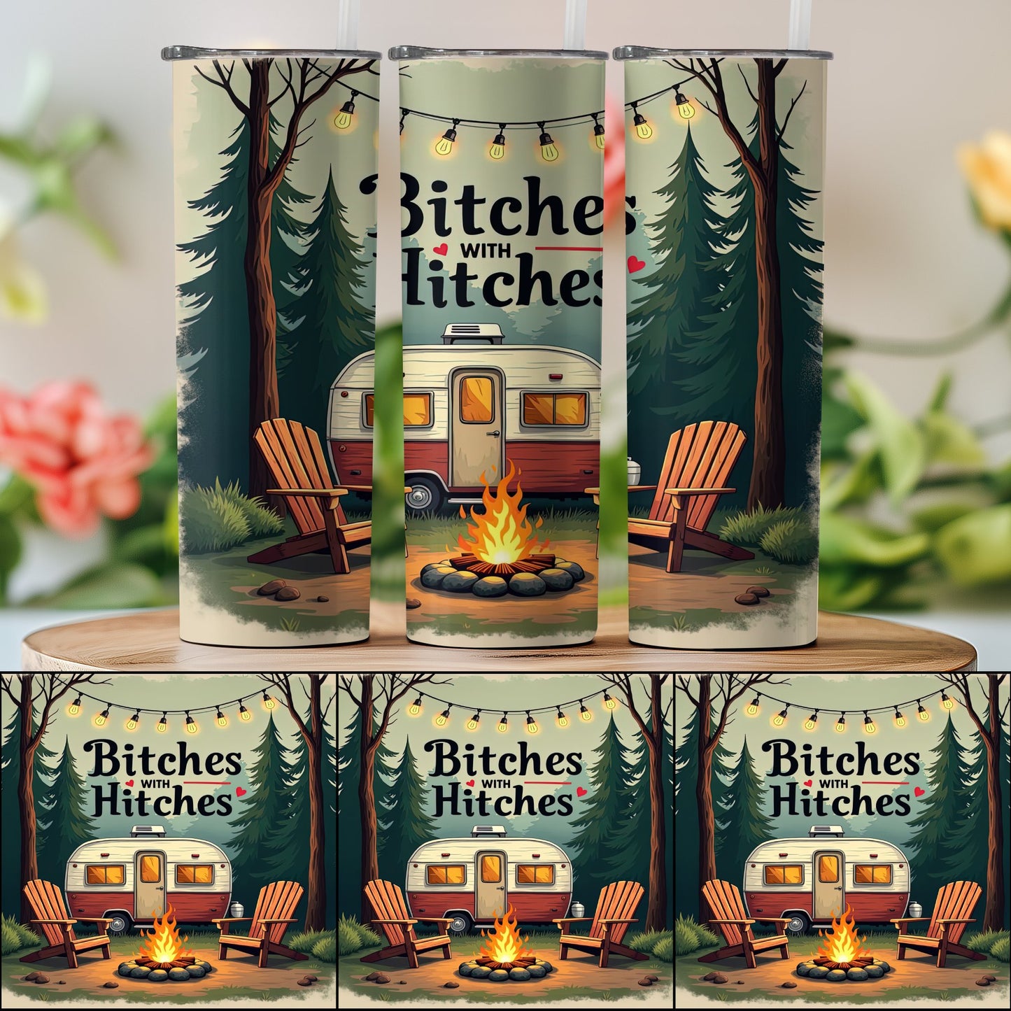 Bitches With Hitches Camper Camping Adventure product