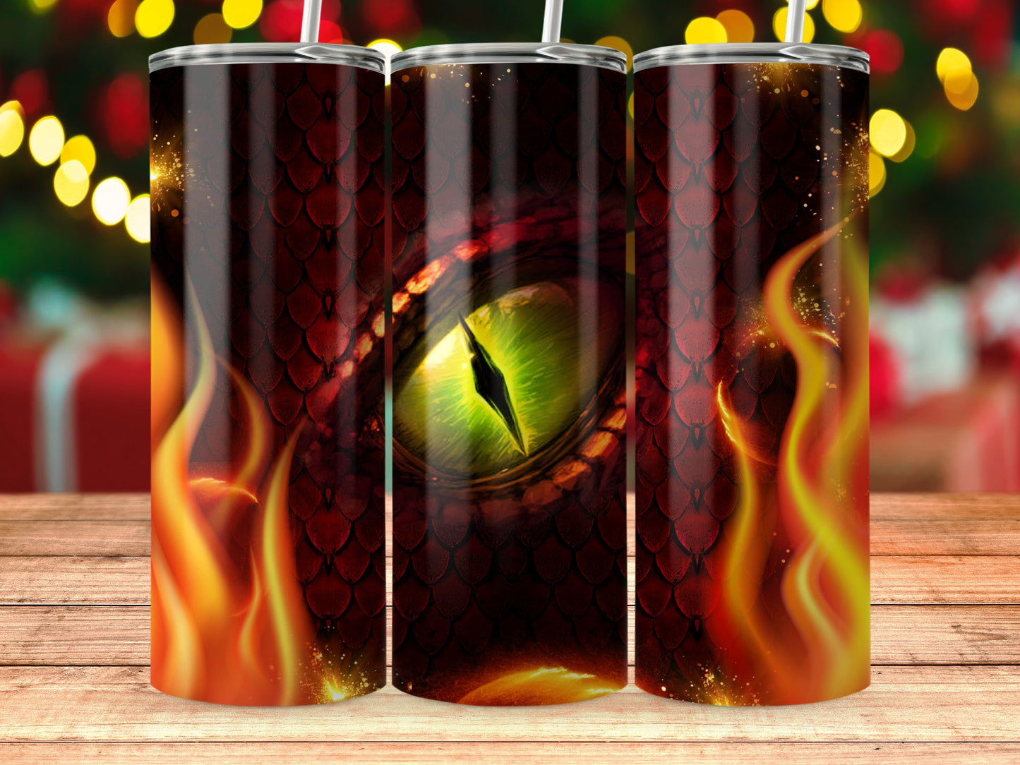 Dragon Eye Fire Art Tumbler Insulated Drinkware product