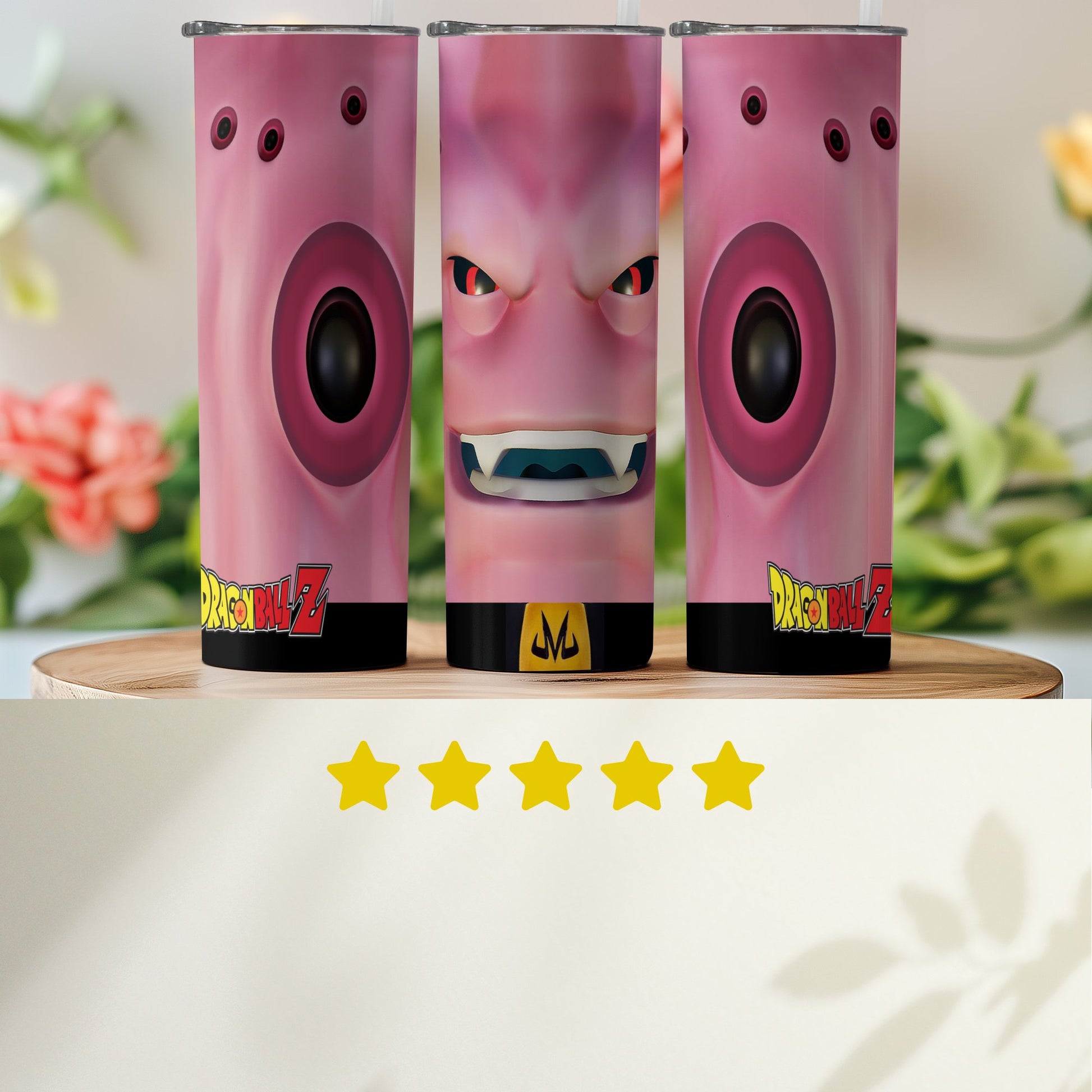 Dragon Ball Z Majin Buu design tumbler product