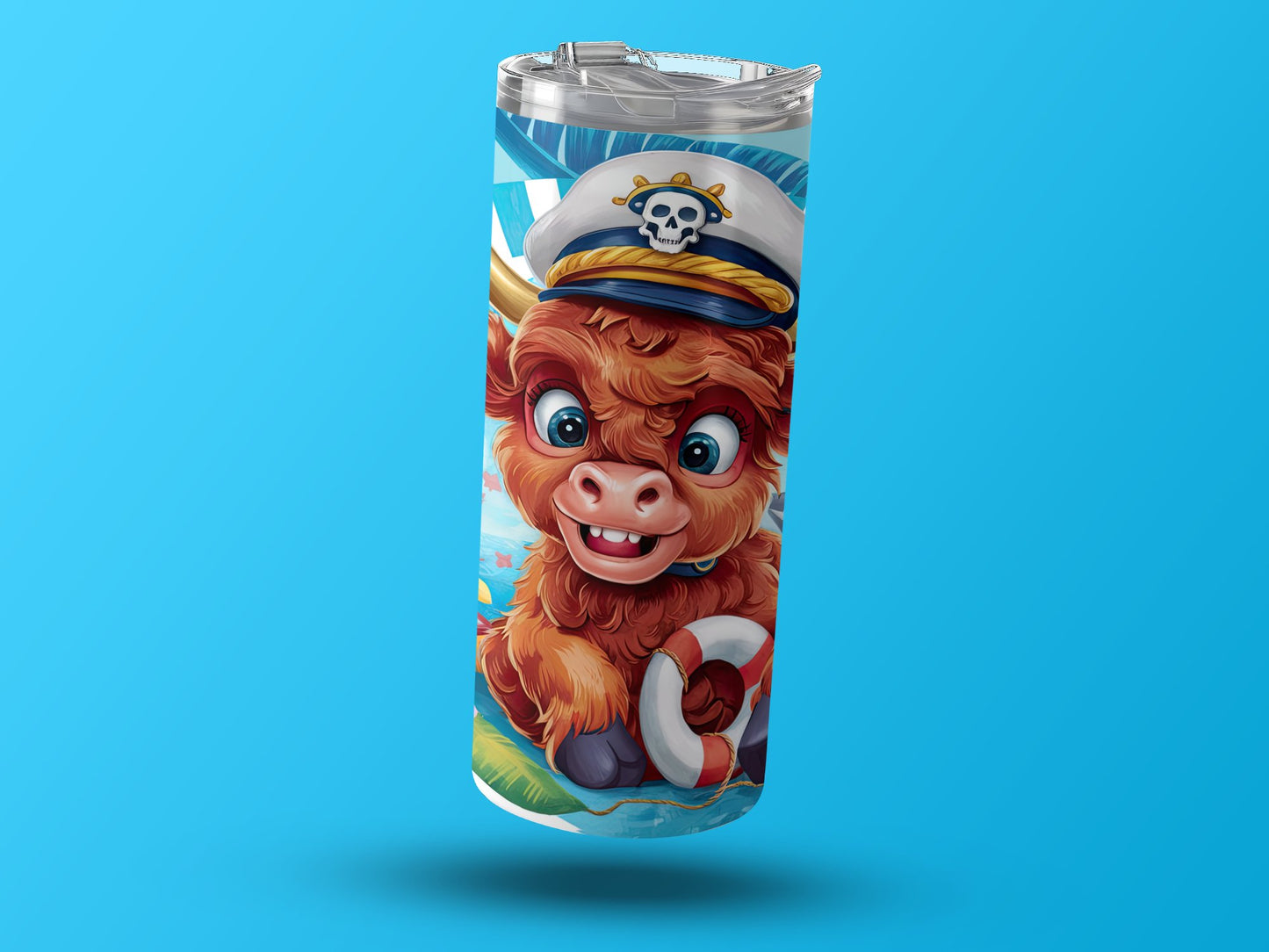 Adorable Nautical Theme Animal Design Tumbler product