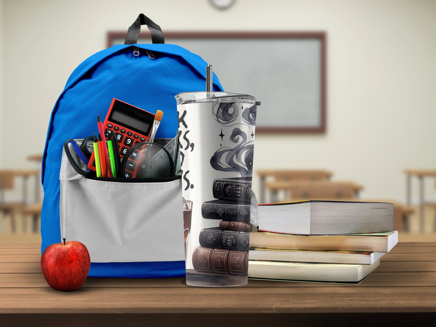 School Supply Set with Blue Backpack and Tumbler product type