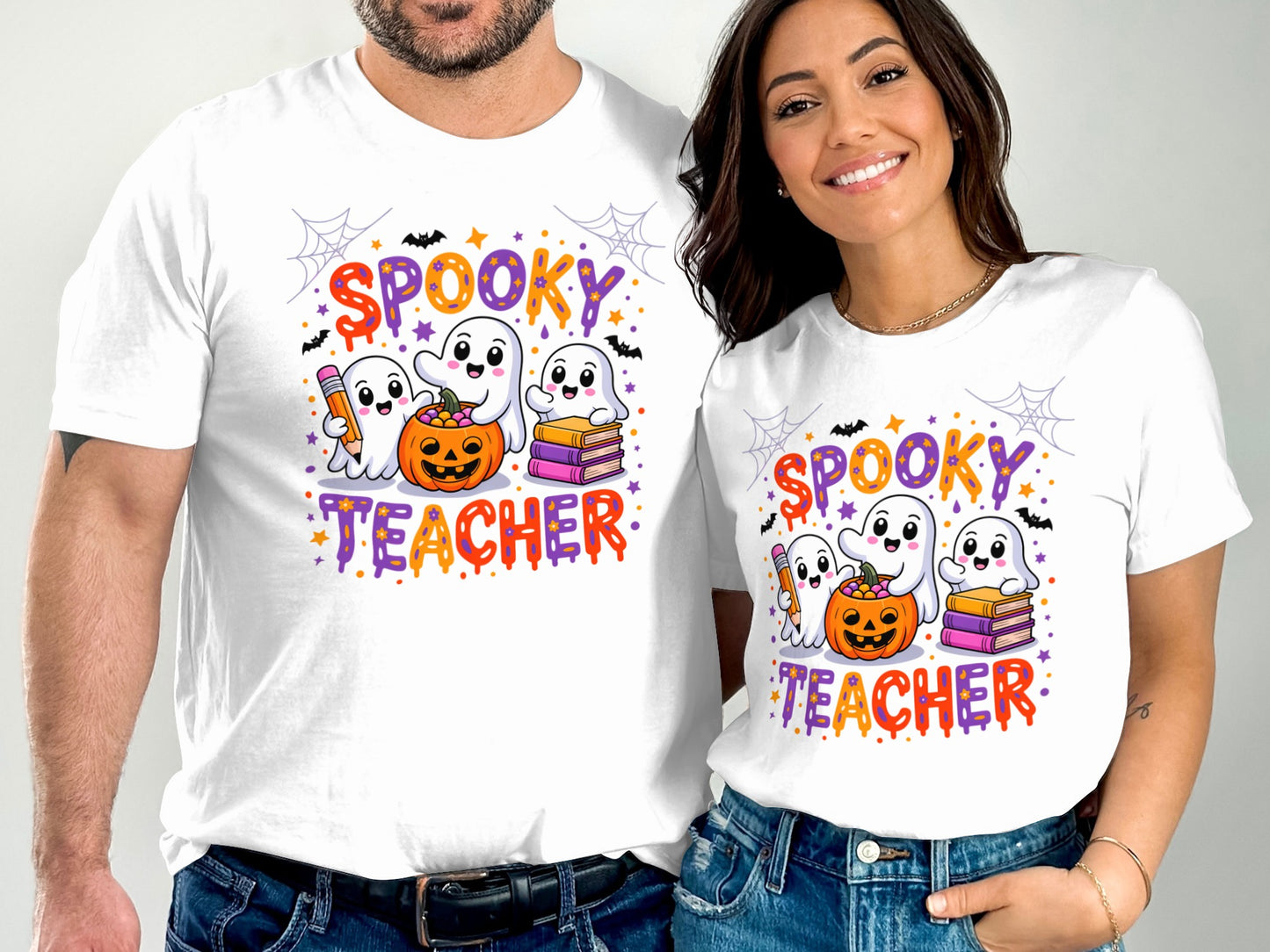 Spooky Teacher Halloween Ghosts Fun T-shirt product