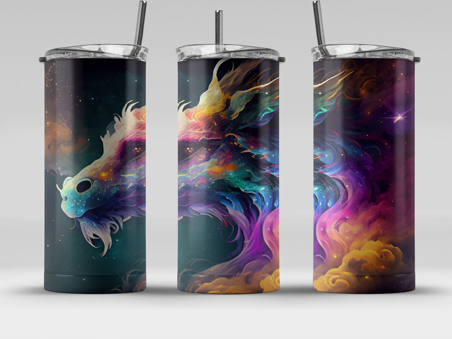 Vivid Abstract Fantasy Unicorn Tumblers drinkware product type