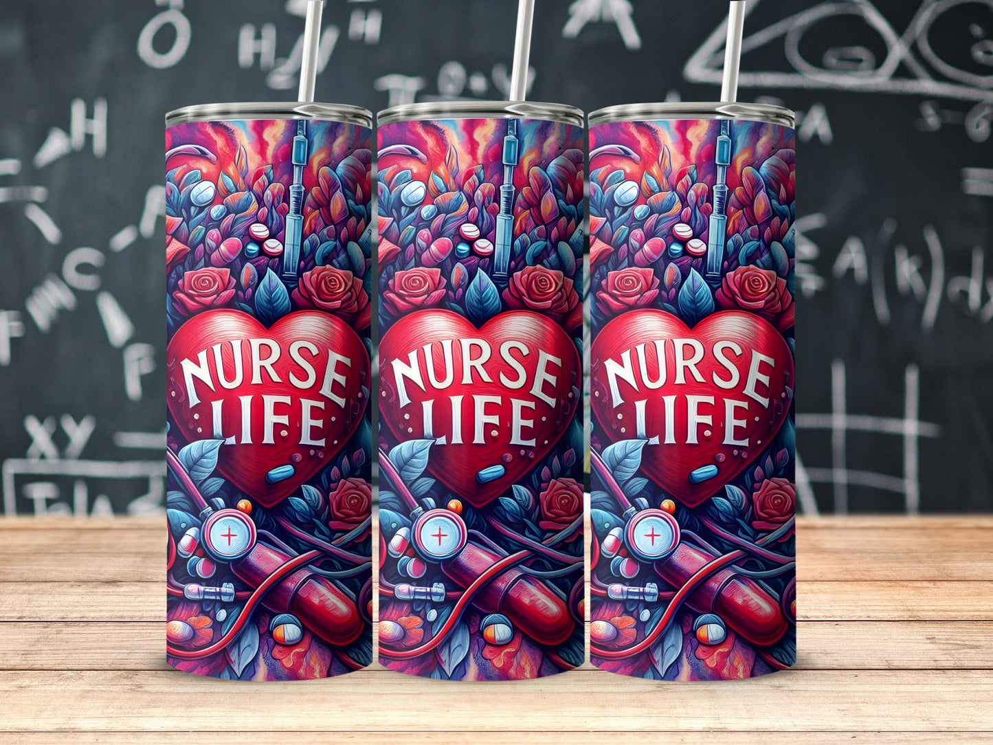Nurse Life Graphic Medical Themed Tumbler product