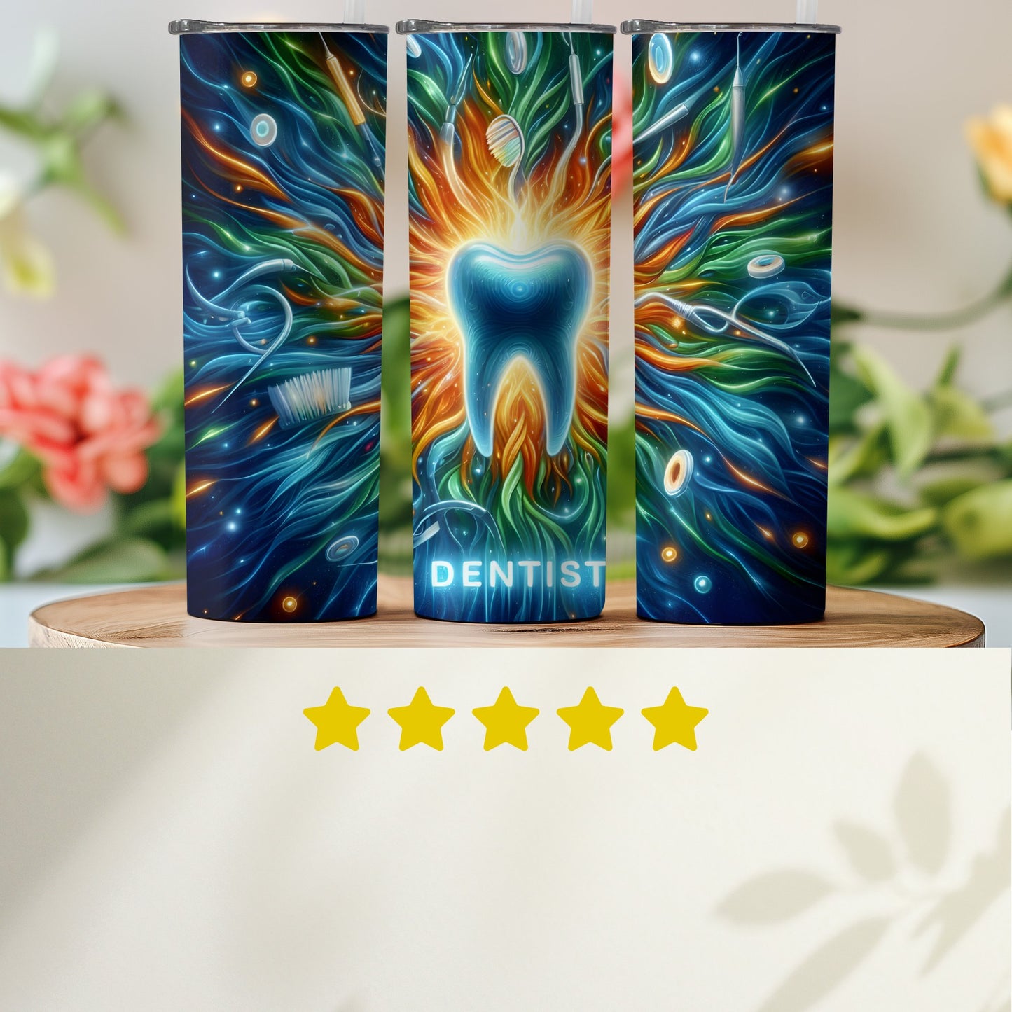 Colorful Dentist Artistic Design Insulated Tumbler product