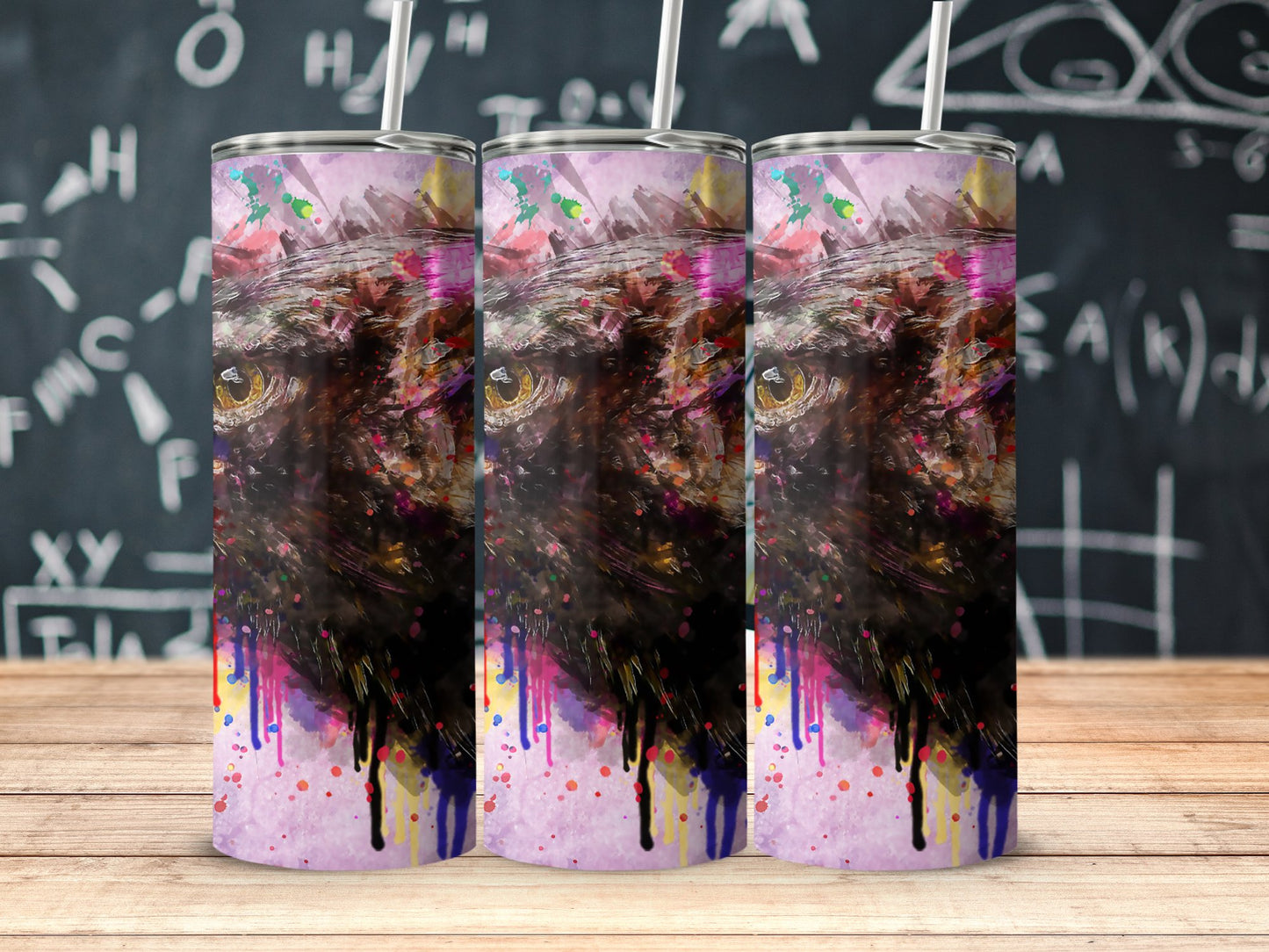 Abstract Eye Art Design Stainless Steel Tumbler product