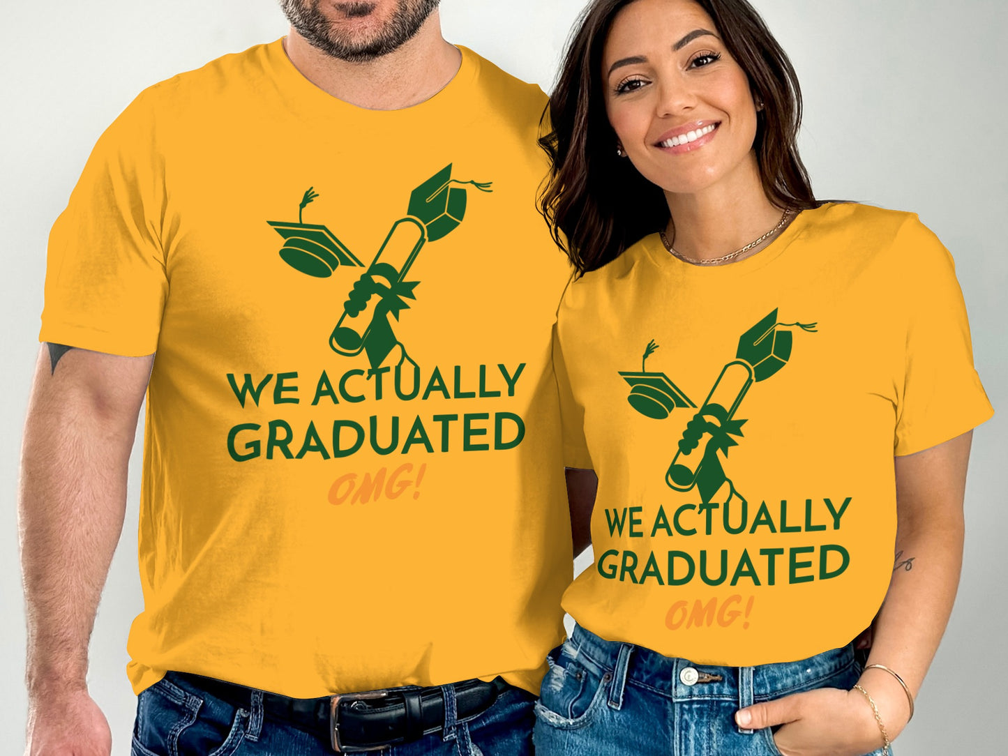 We Actually Graduated OMG Graphic Tee Shirt product