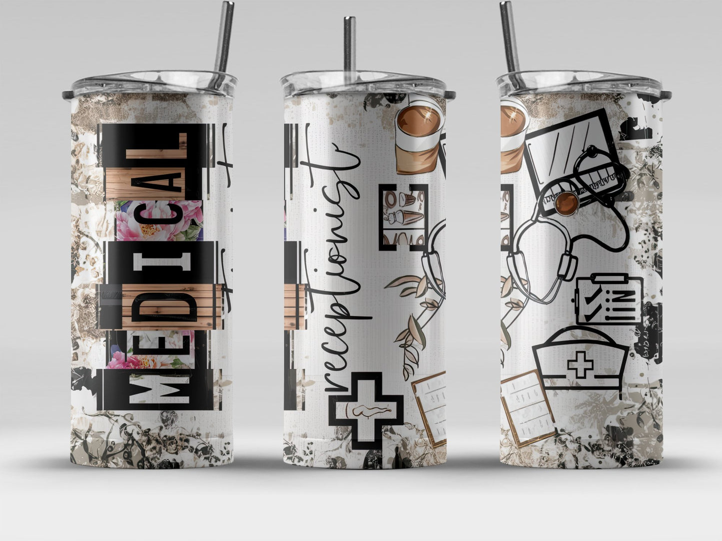 Medical Receptionist Themed Tumbler Drinkware Product
