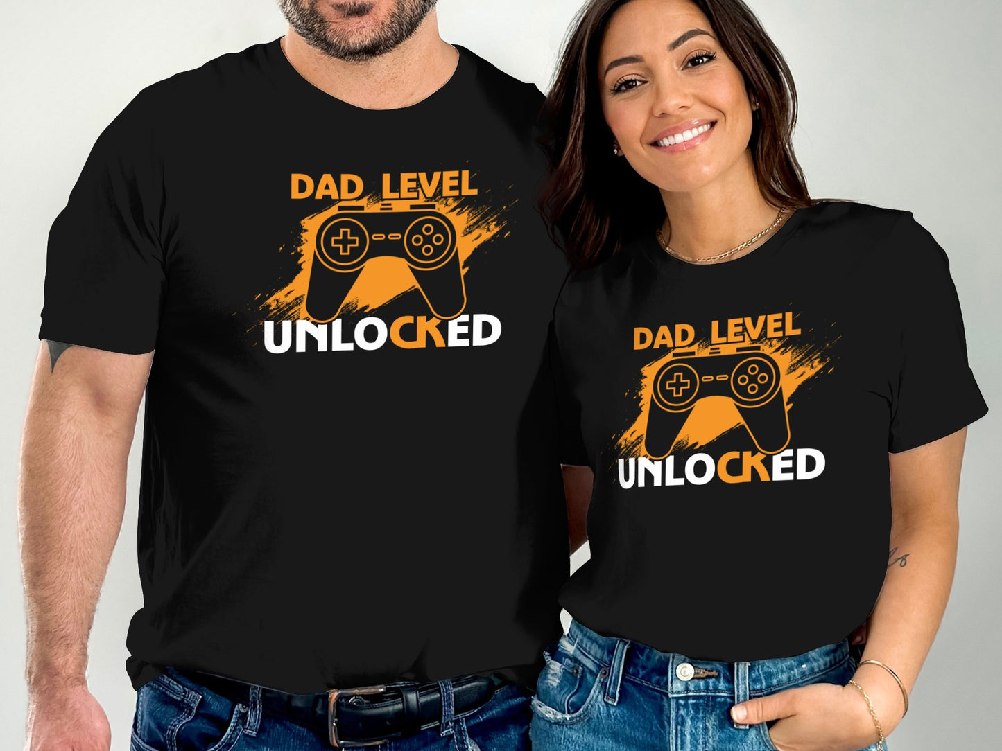 Dad Level Unlocked Graphic T-shirt product
