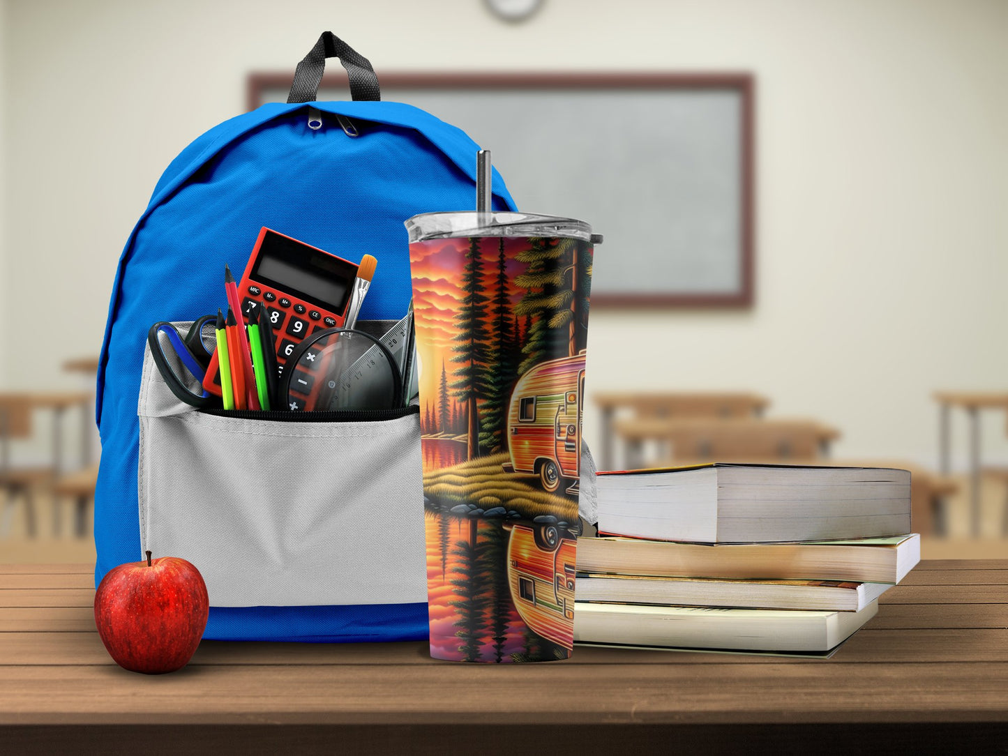 Bright Colorful Travel Tumbler for Everyday Use product