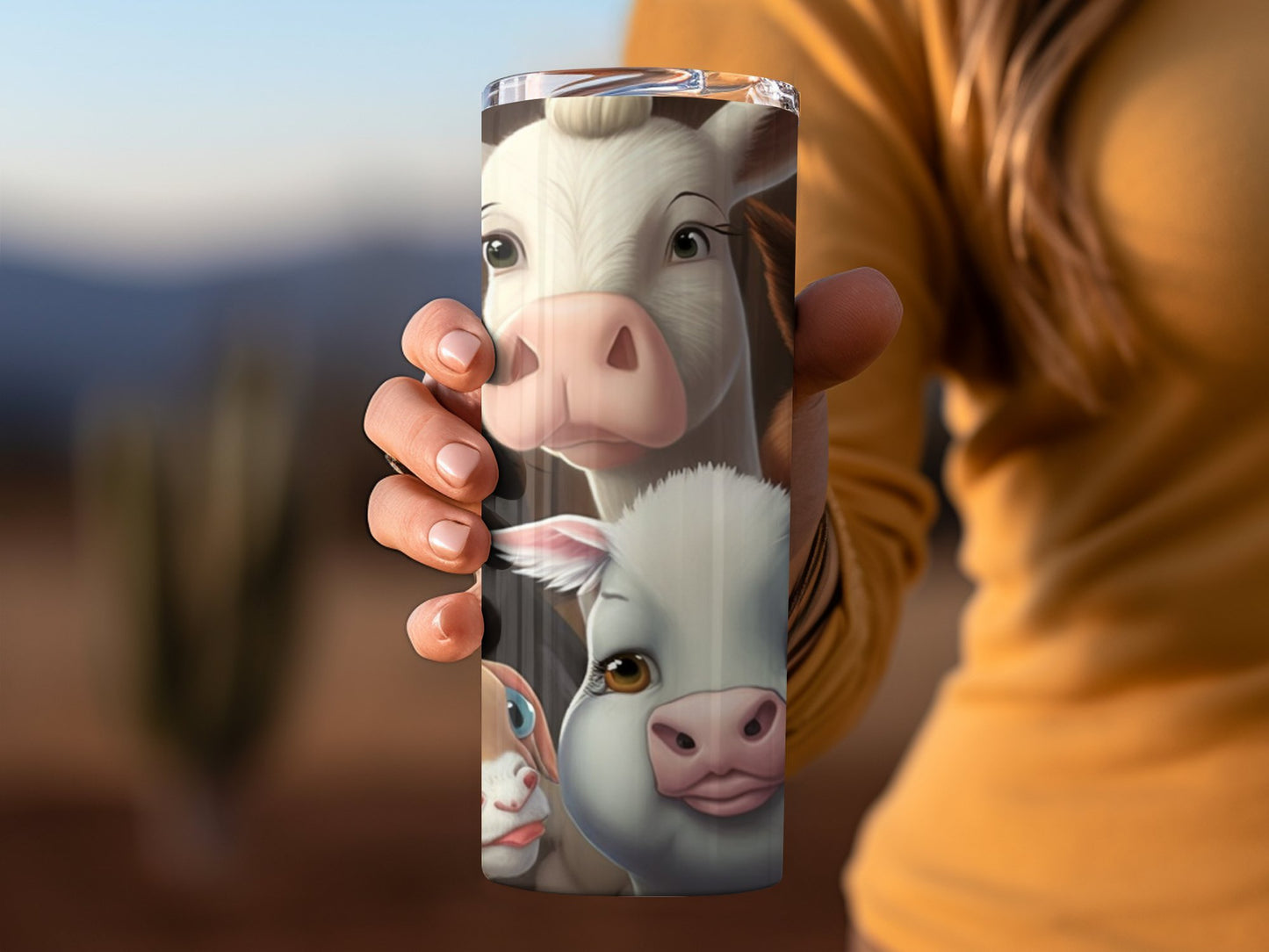 Adorable Farm Animals Illustration Artwork product