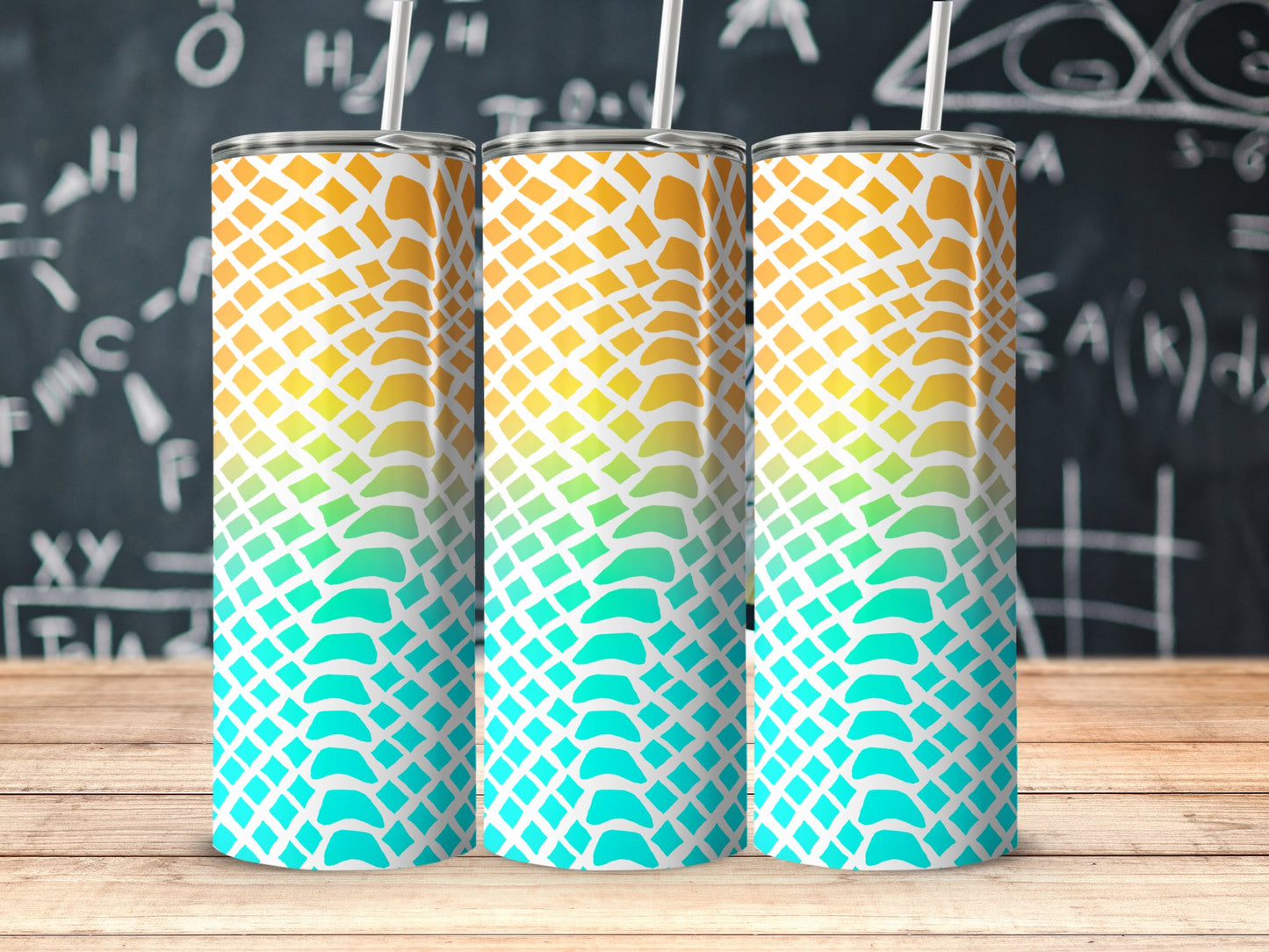 Gradient Patterned Tumbler Perfect for Art Lovers product