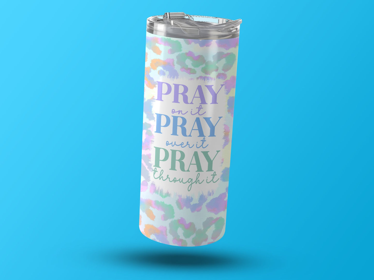 Inspirational Motivational Tumbler Pray Through It product type