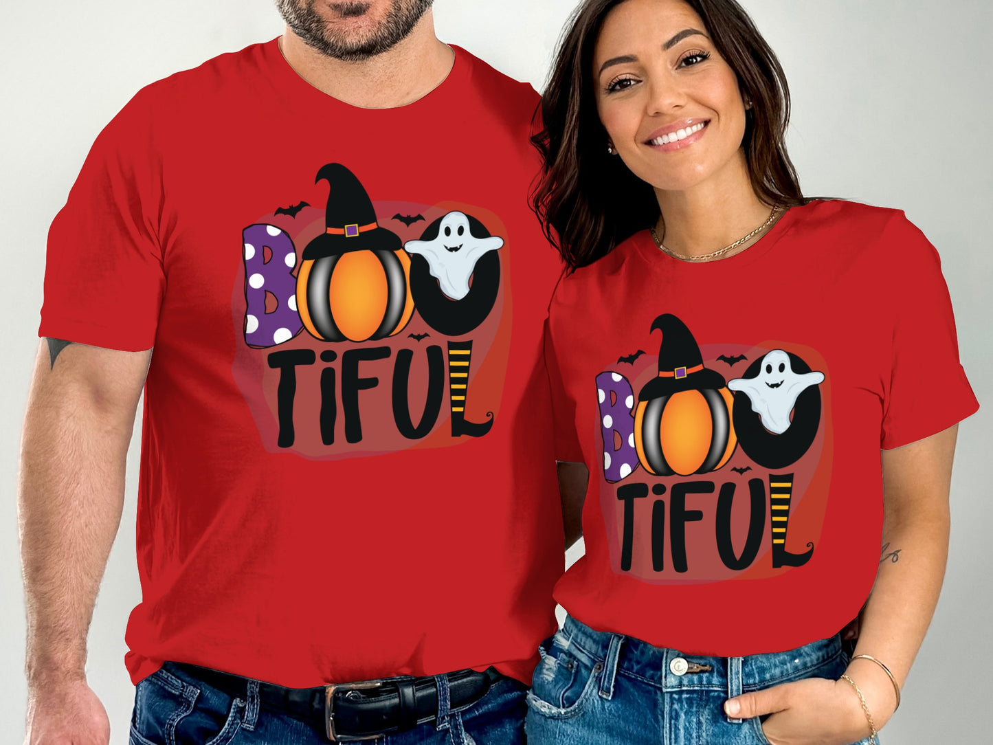 Boo-tiful Halloween Themed Graphic T-Shirt product type