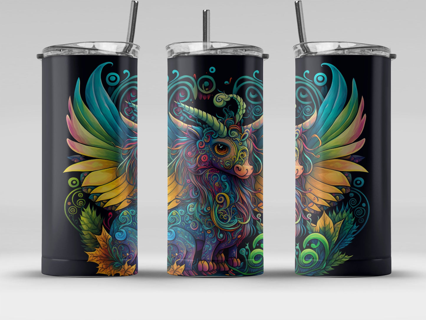 Colorful Fantasy Creature Design Drinkware product