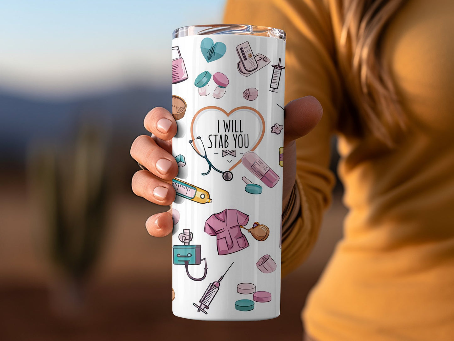 I Will Stab You Design Insulated Tumbler product