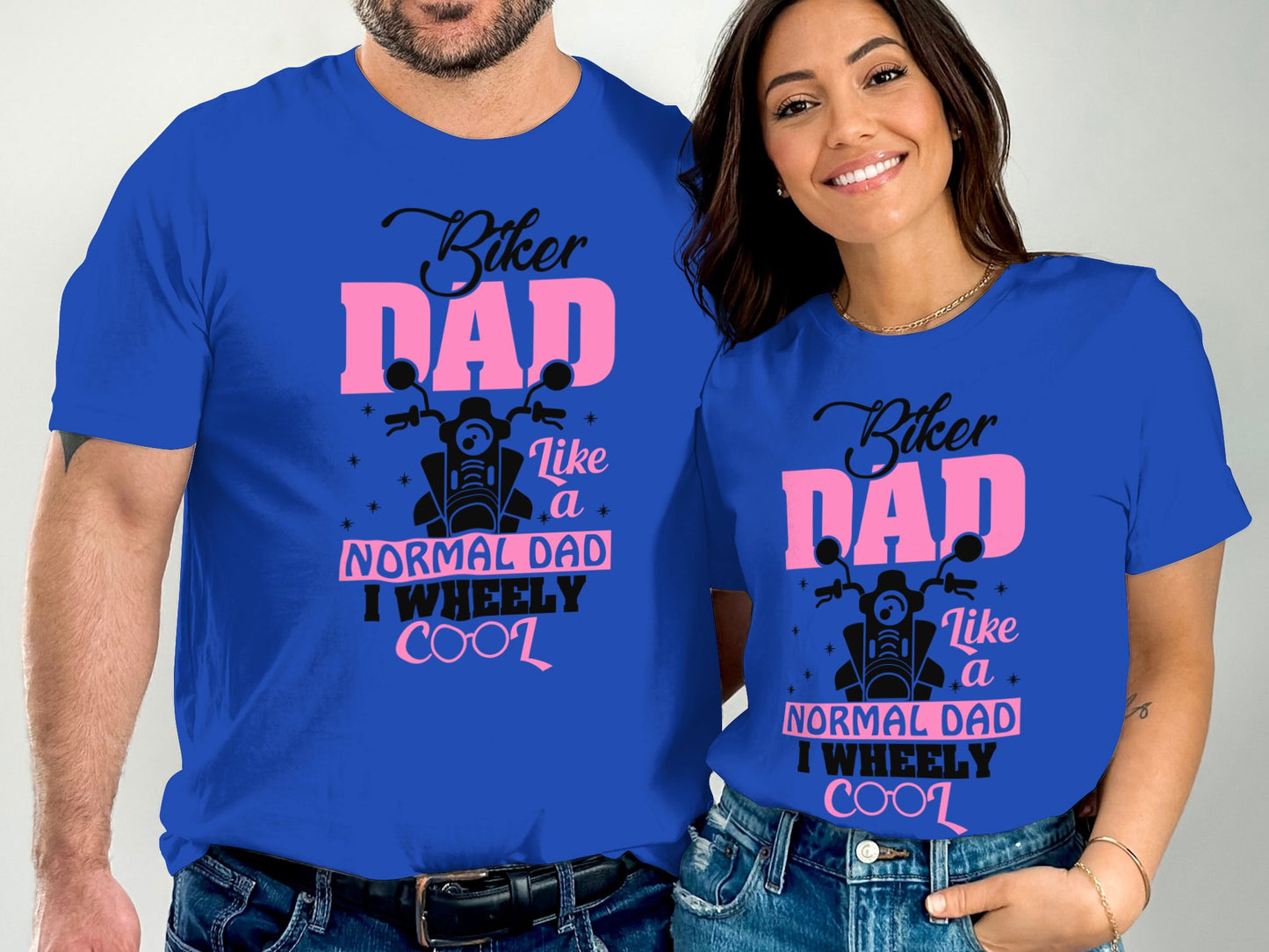 Biker Dad I Wheely Cool Graphic Tee Product