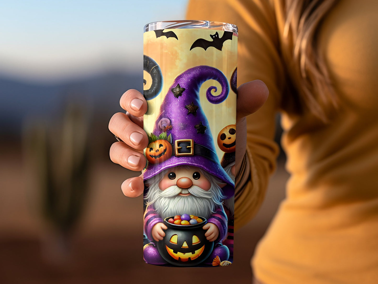 Halloween Gnome Theme Insulated Tumbler product