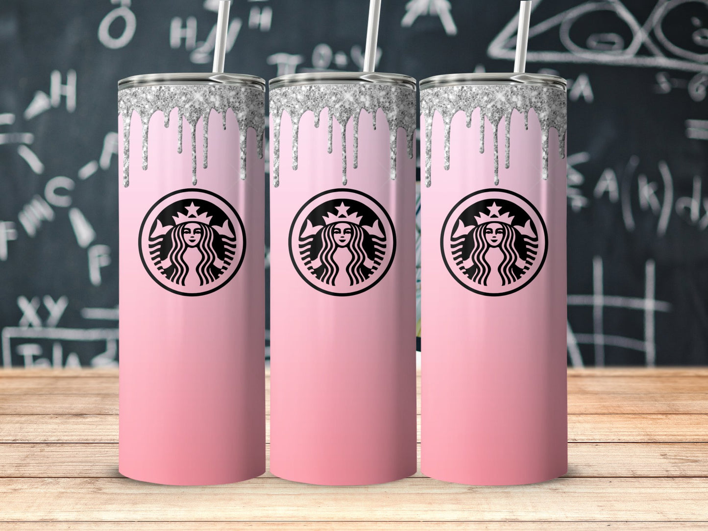 Pink Starbucks Venti Glitter Tumbler Set product type