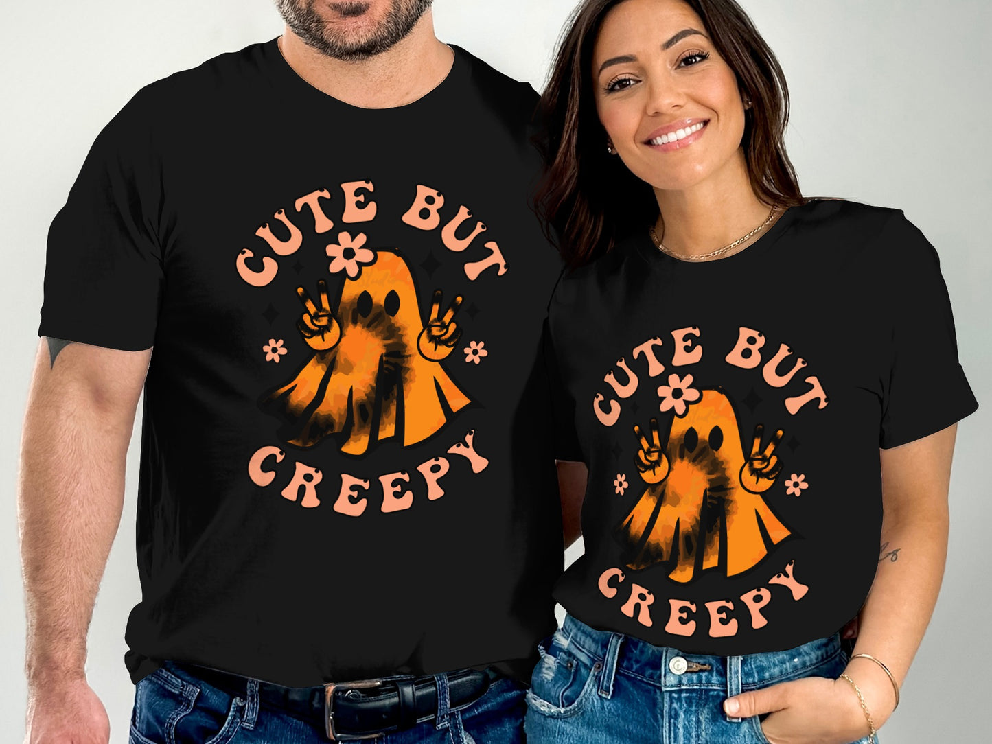 Cute But Creepy Matching Halloween T-Shirt product