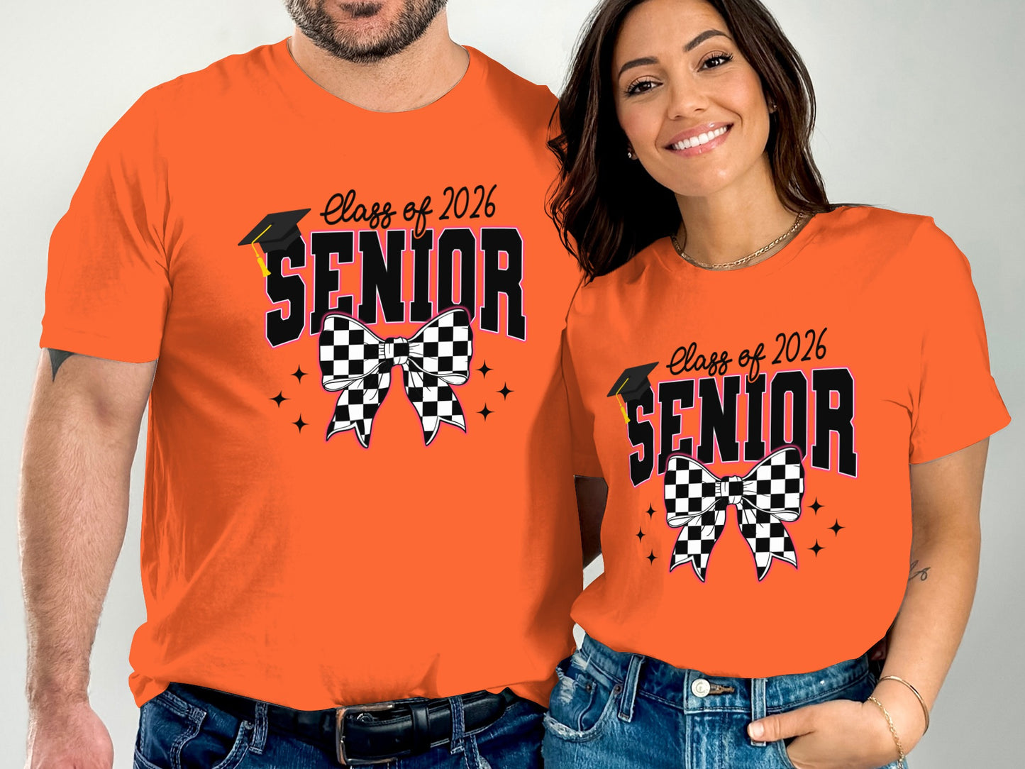 Class of 2026 Senior Orange Graphic T-Shirt product type