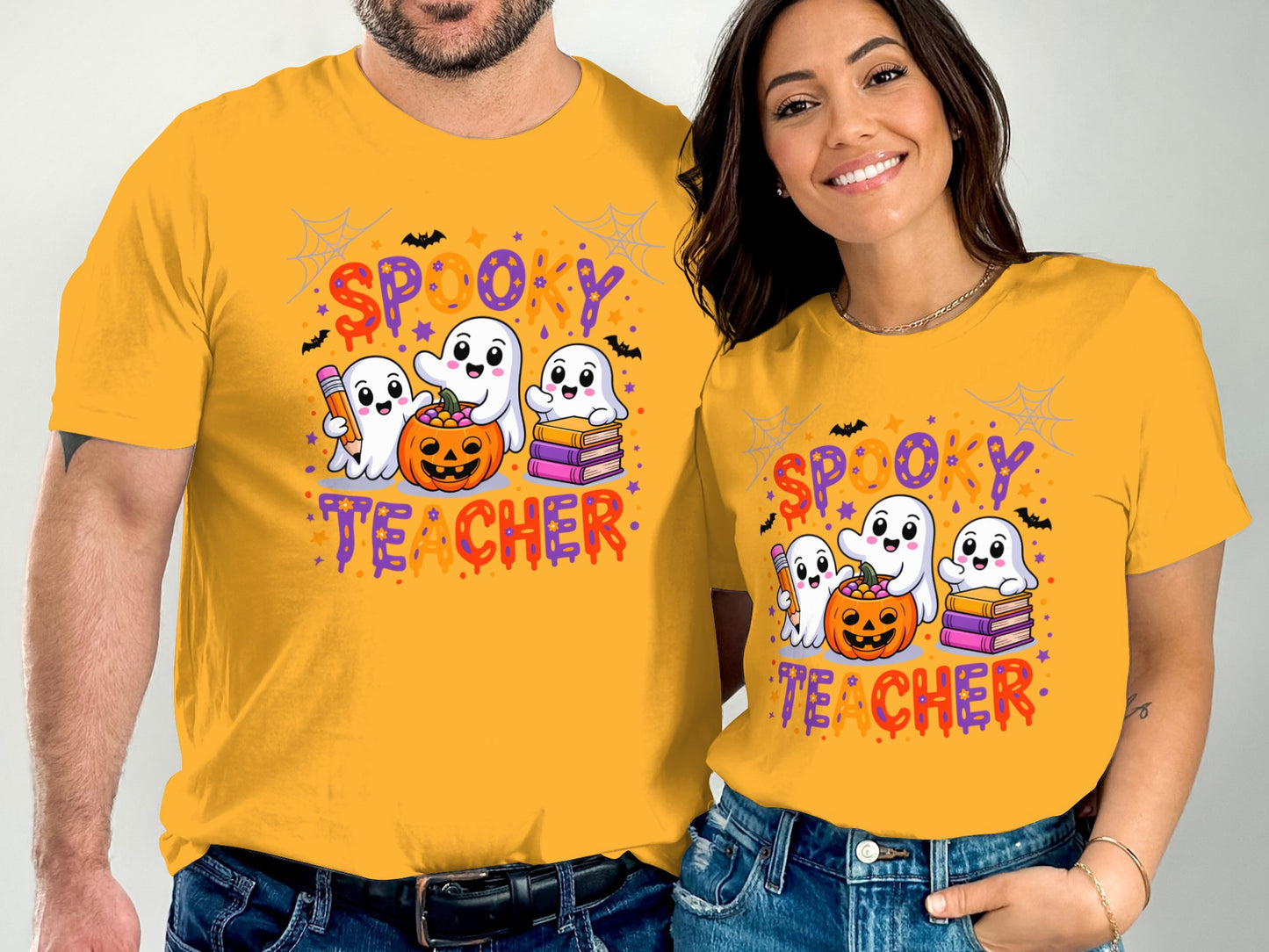 Spooky Teacher Halloween Ghost T-Shirt product type