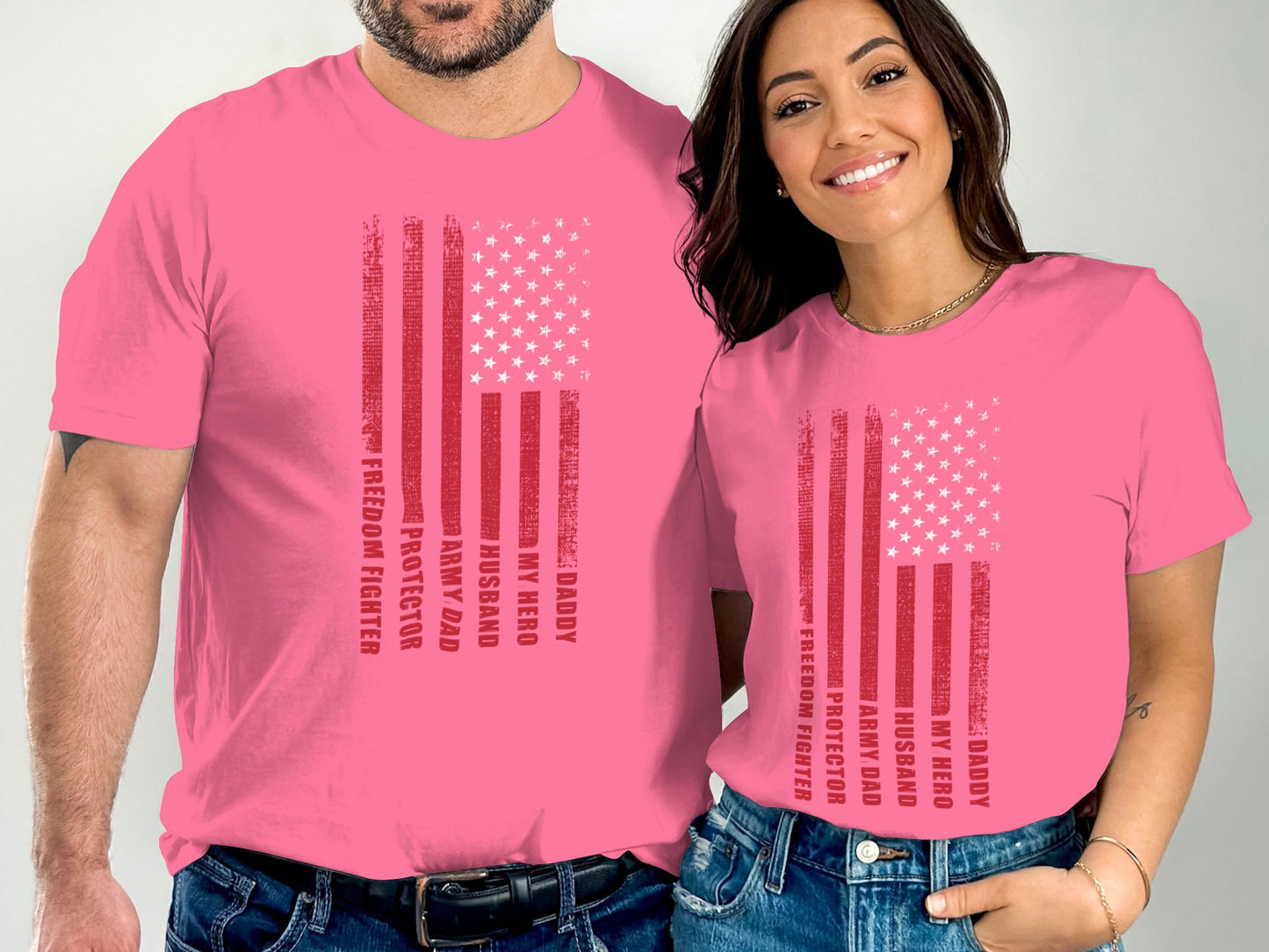 Patriotic Daddy Hero Husband Protector T-Shirt product type