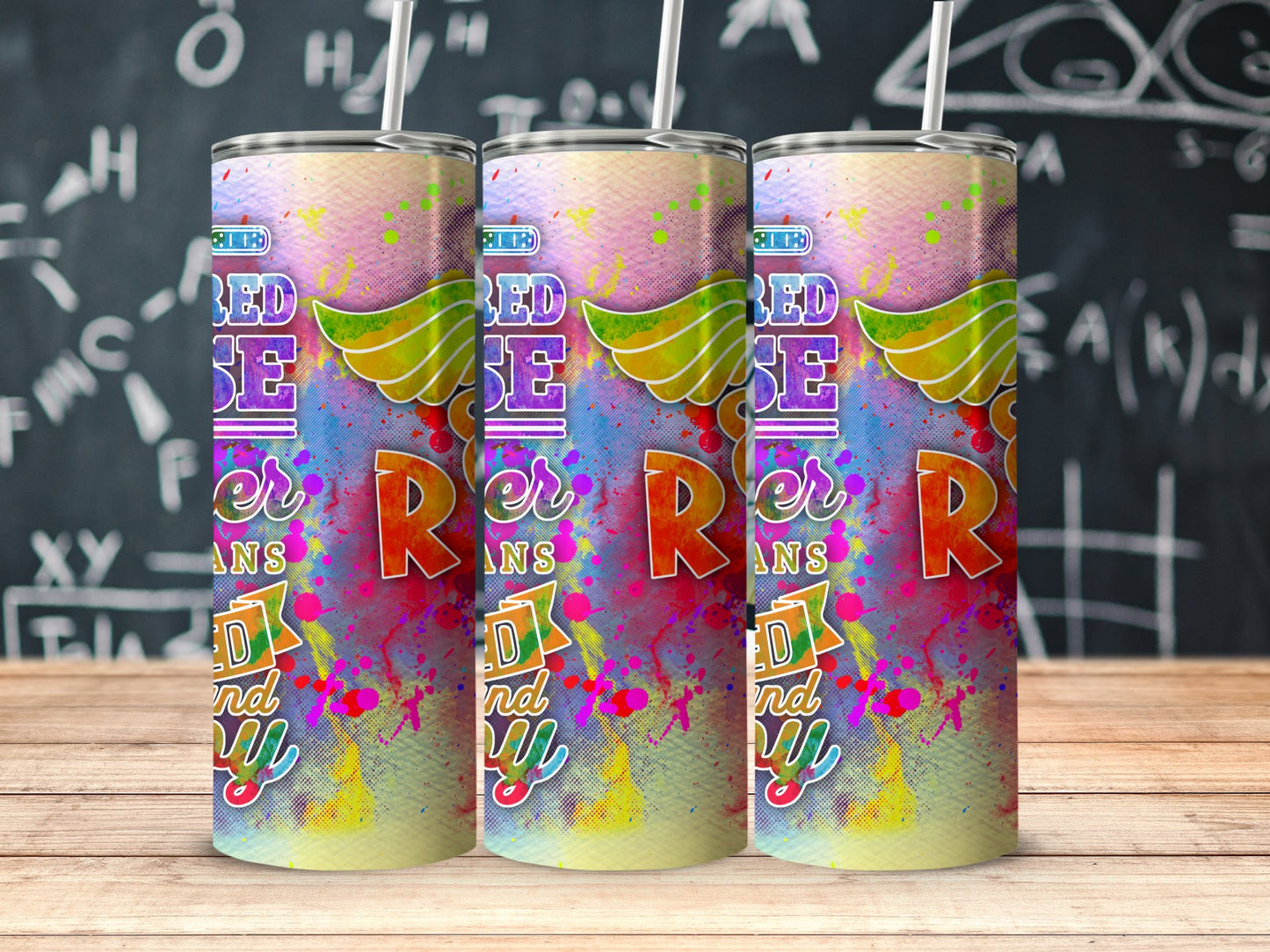Colorful Red Rose Cheer Coach Tumblers product