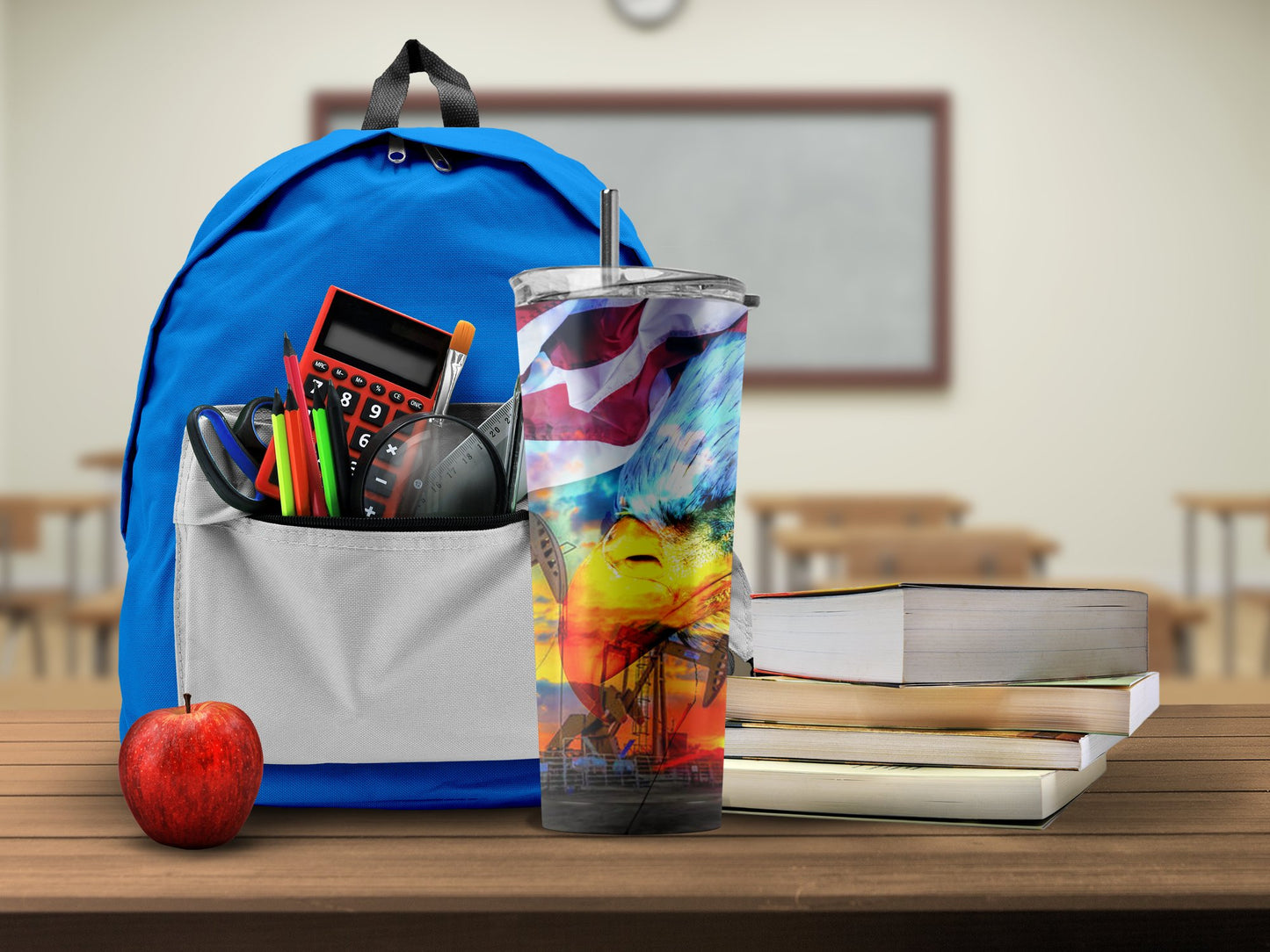 School Essentials with Colorful Tumbler Product
