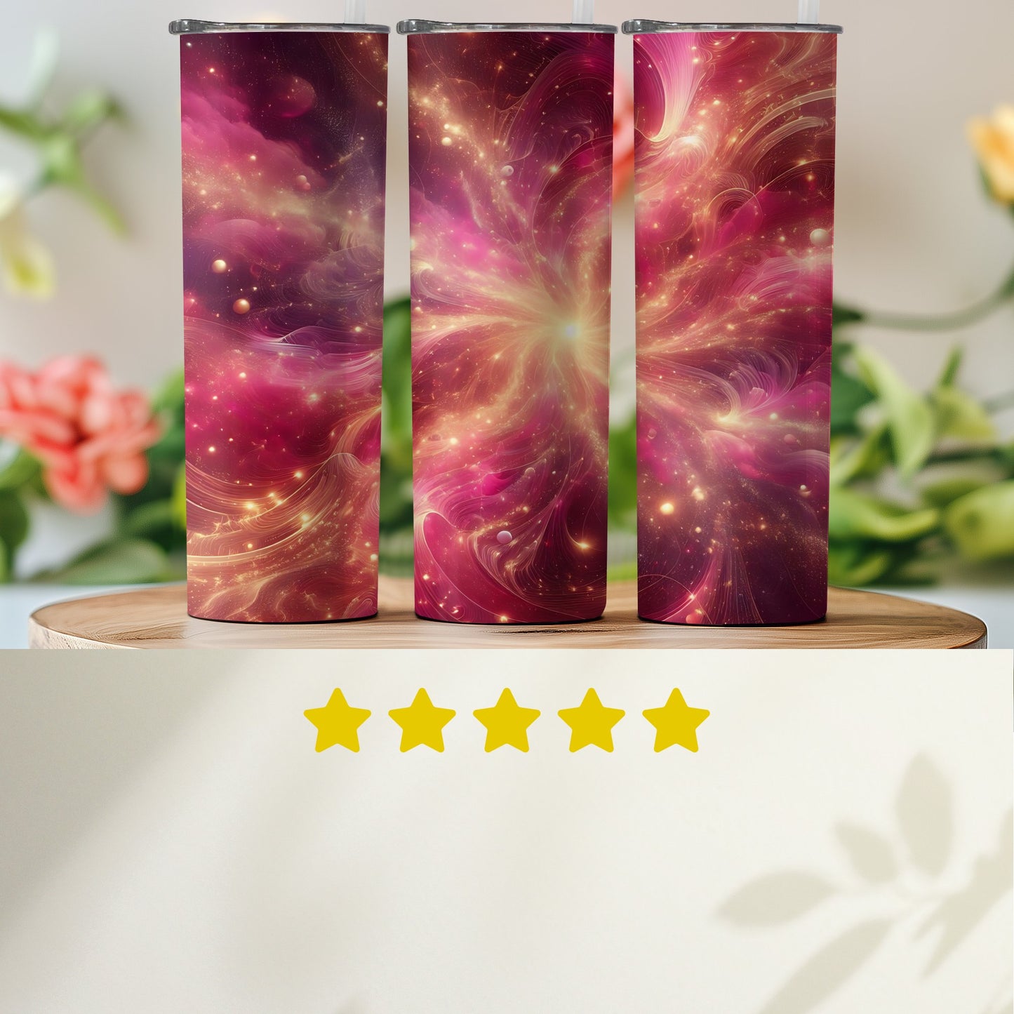 Galaxy Swirl Design Insulated Tumbler product