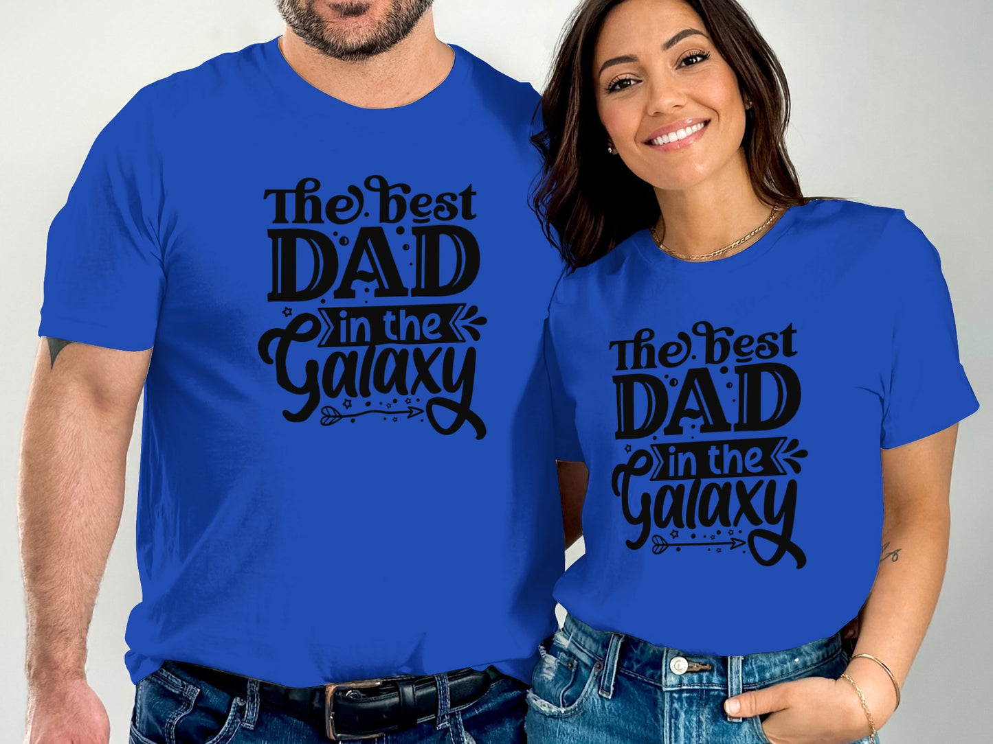 Best Dad in the Galaxy Matching T-Shirt product type