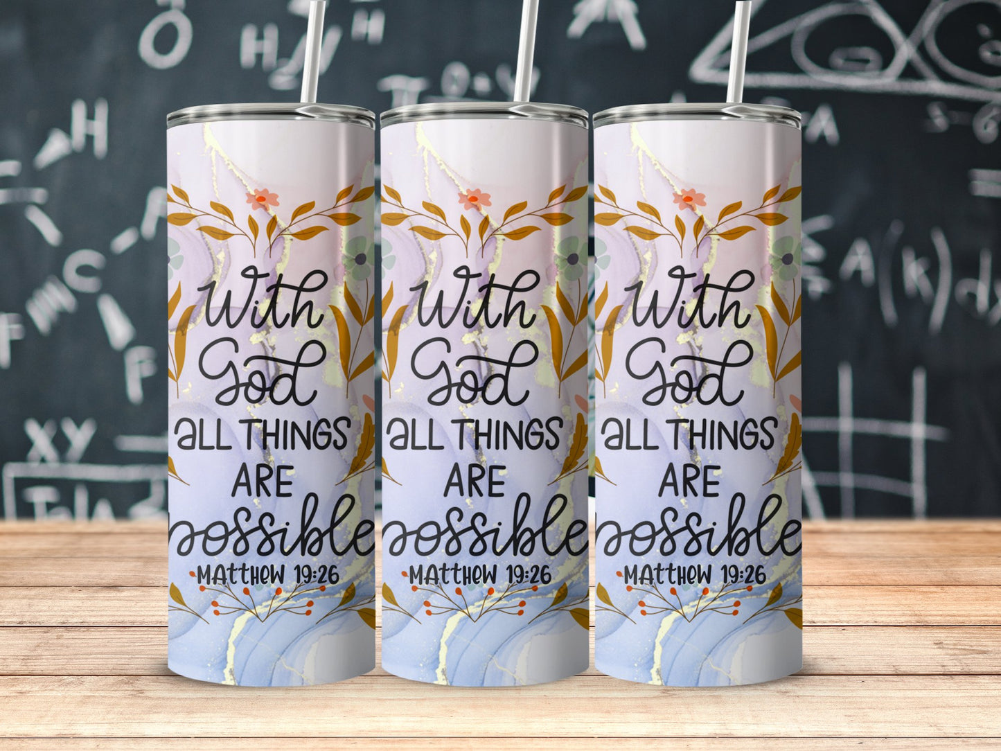 Inspirational With God All Things Are Possible product