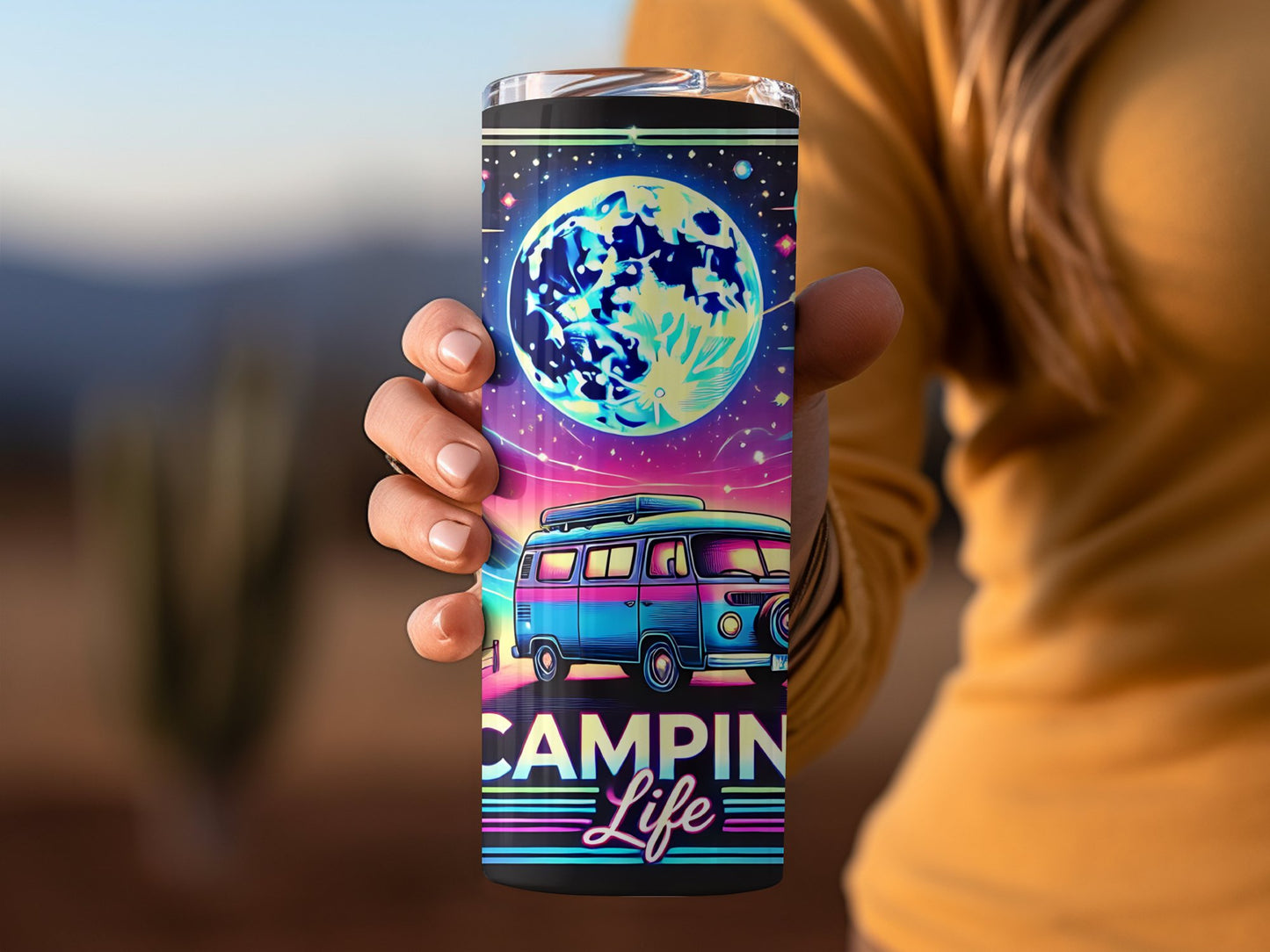 Glossy Camping Life Thermos Product Type