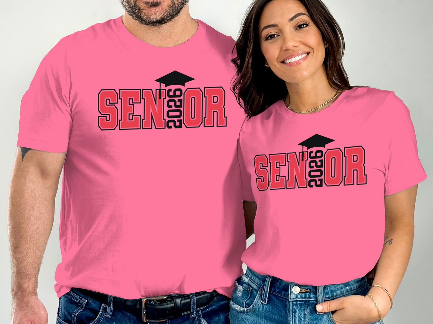Senior 2026 Graduation Matching T-shirt product