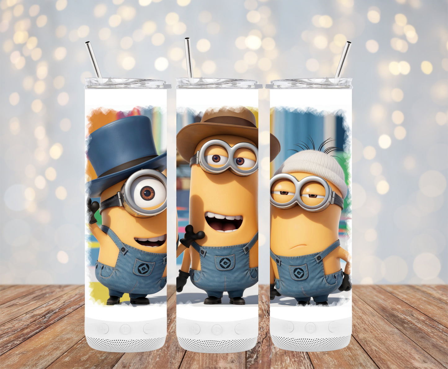 Cute Cartoon Characters Printed Tumbler Bottle product