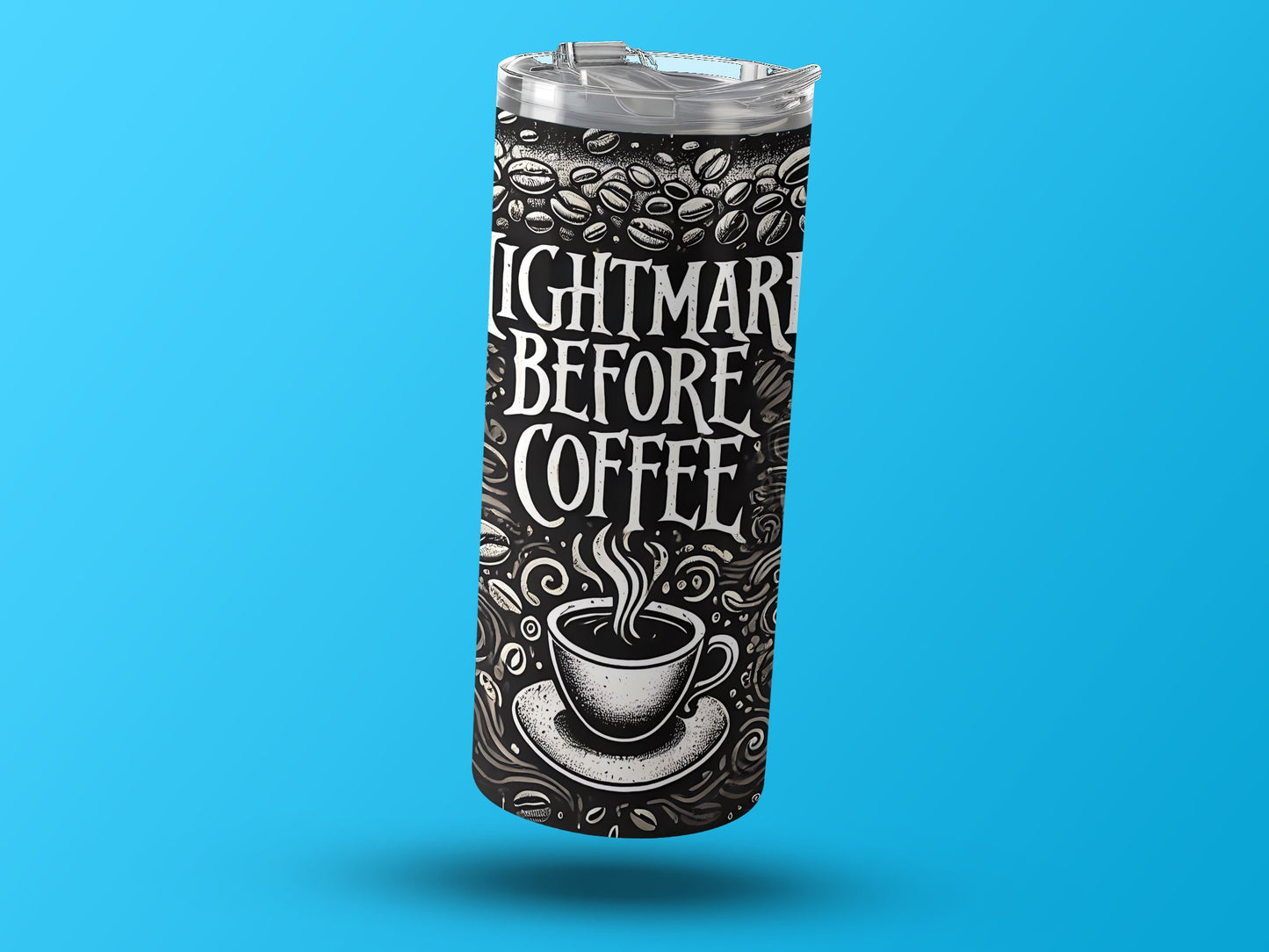 Nightmare Before Coffee Tumbler Travel Mug Product
