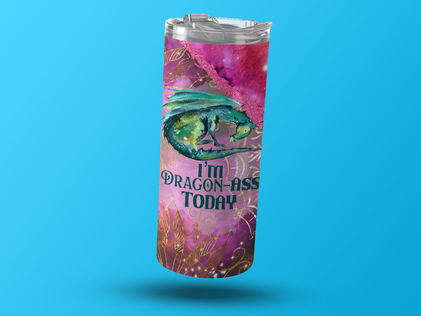 I'm Dragon-Ass Today Colorful Art Insulated Drinkware product type